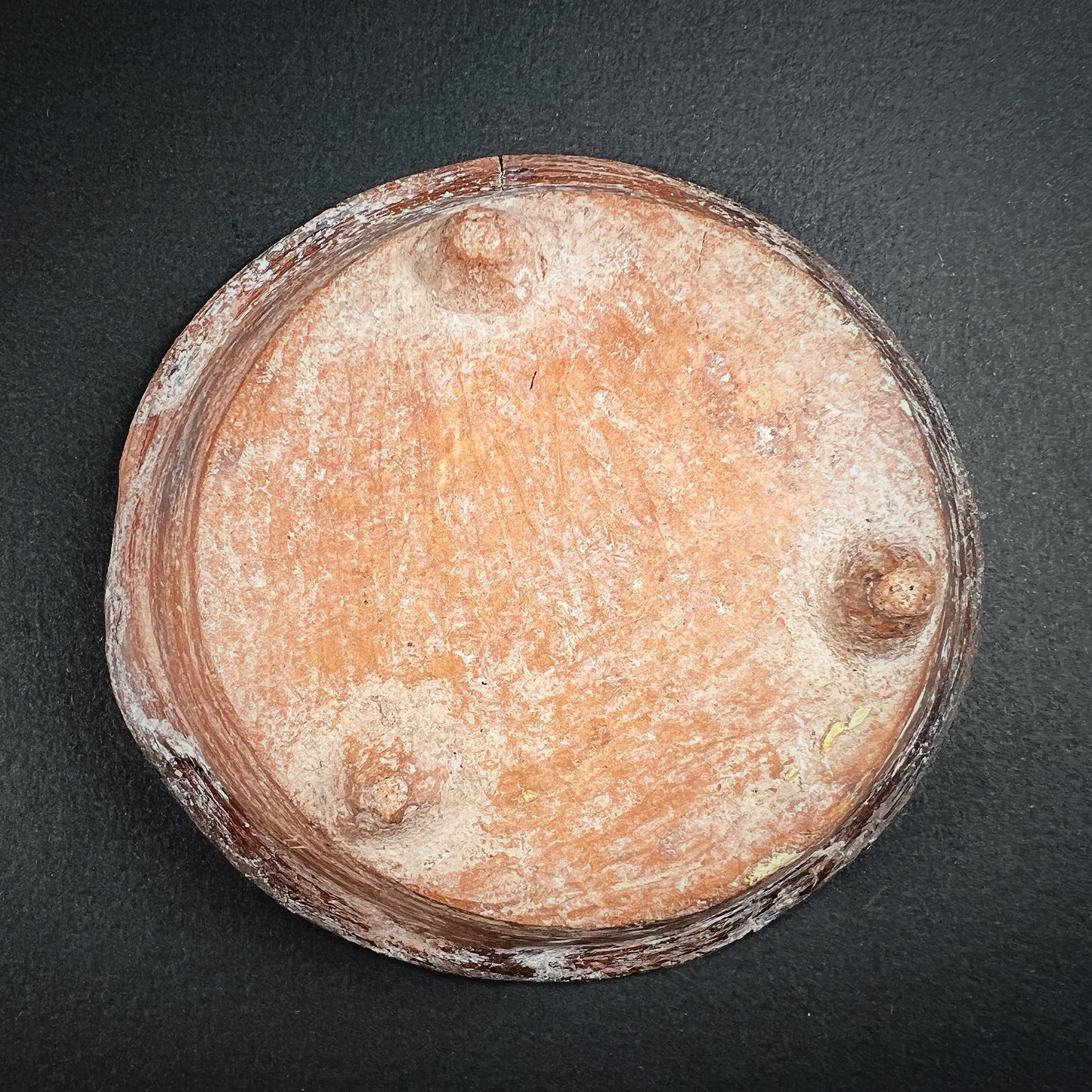 Mayan Tripod Terracotta Bowl