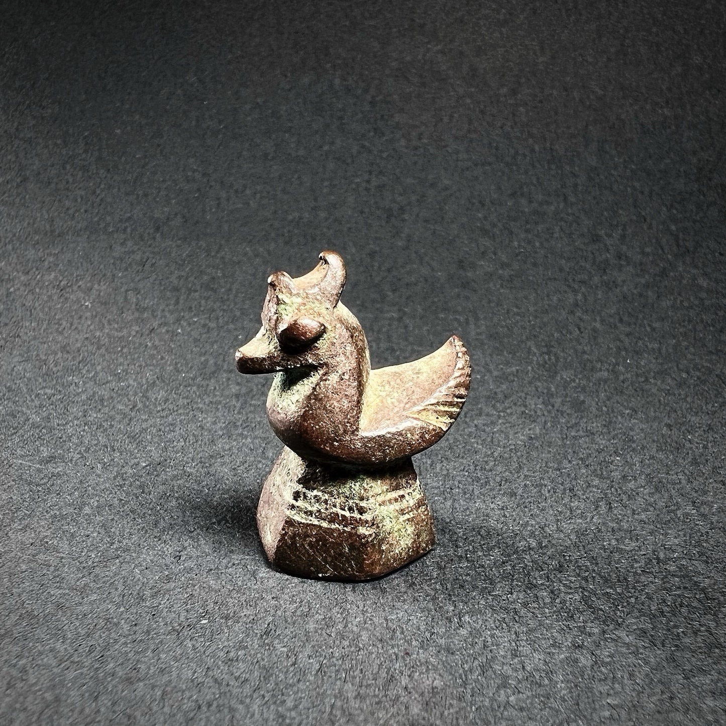 Burmese Bronze Hintha Bird Opium Weight
