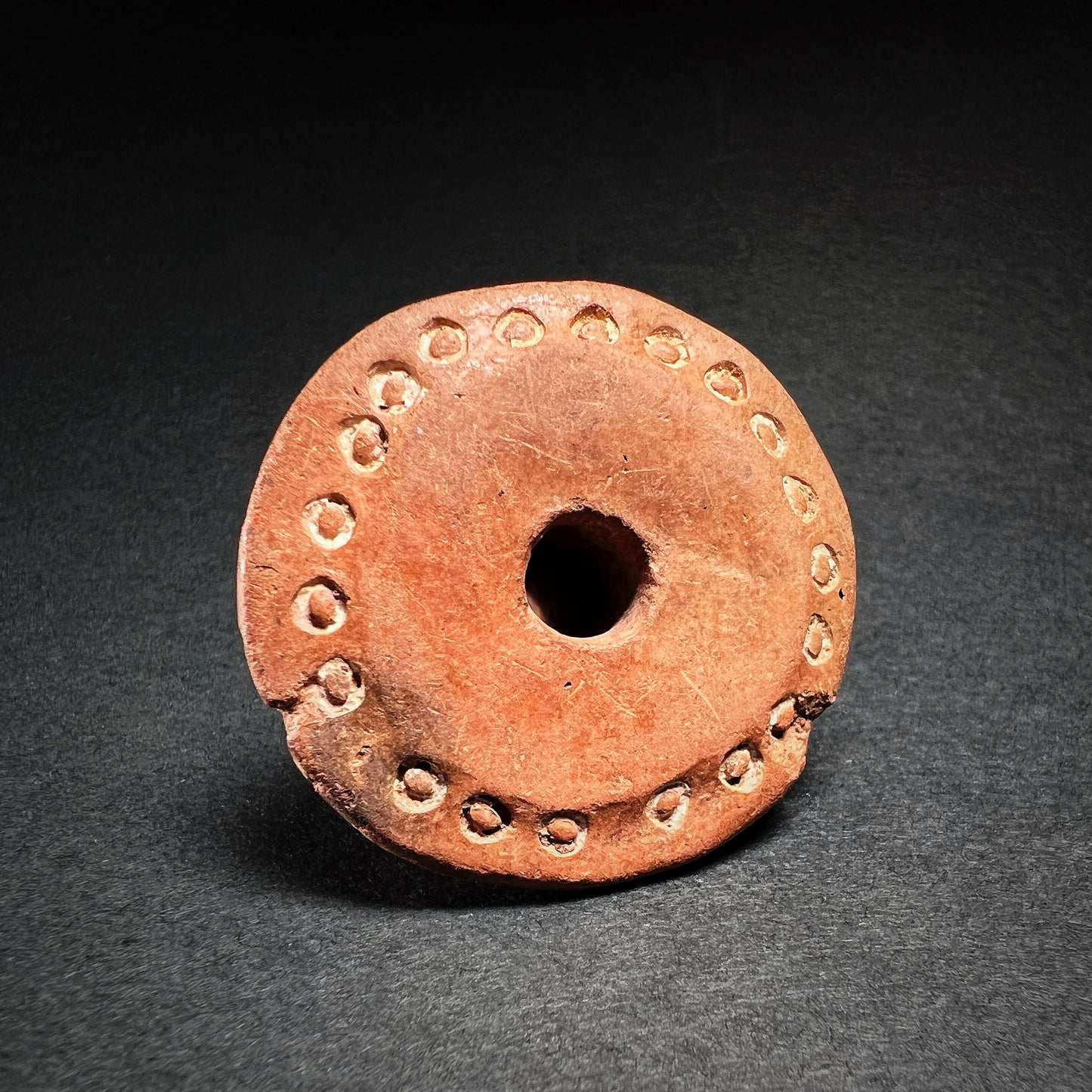 Quimbaya Terracotta Spindle Whorl
