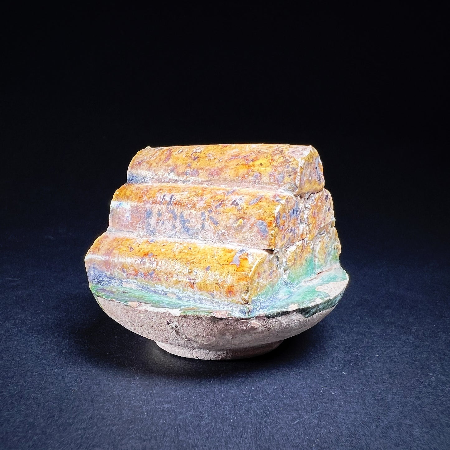 Ming Dynasty Pottery Miniature Food Offering Plate