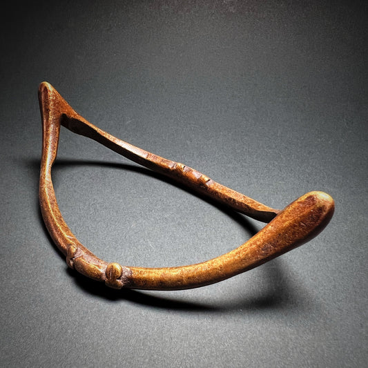 Senufo Bronze Anklet Boat Currency