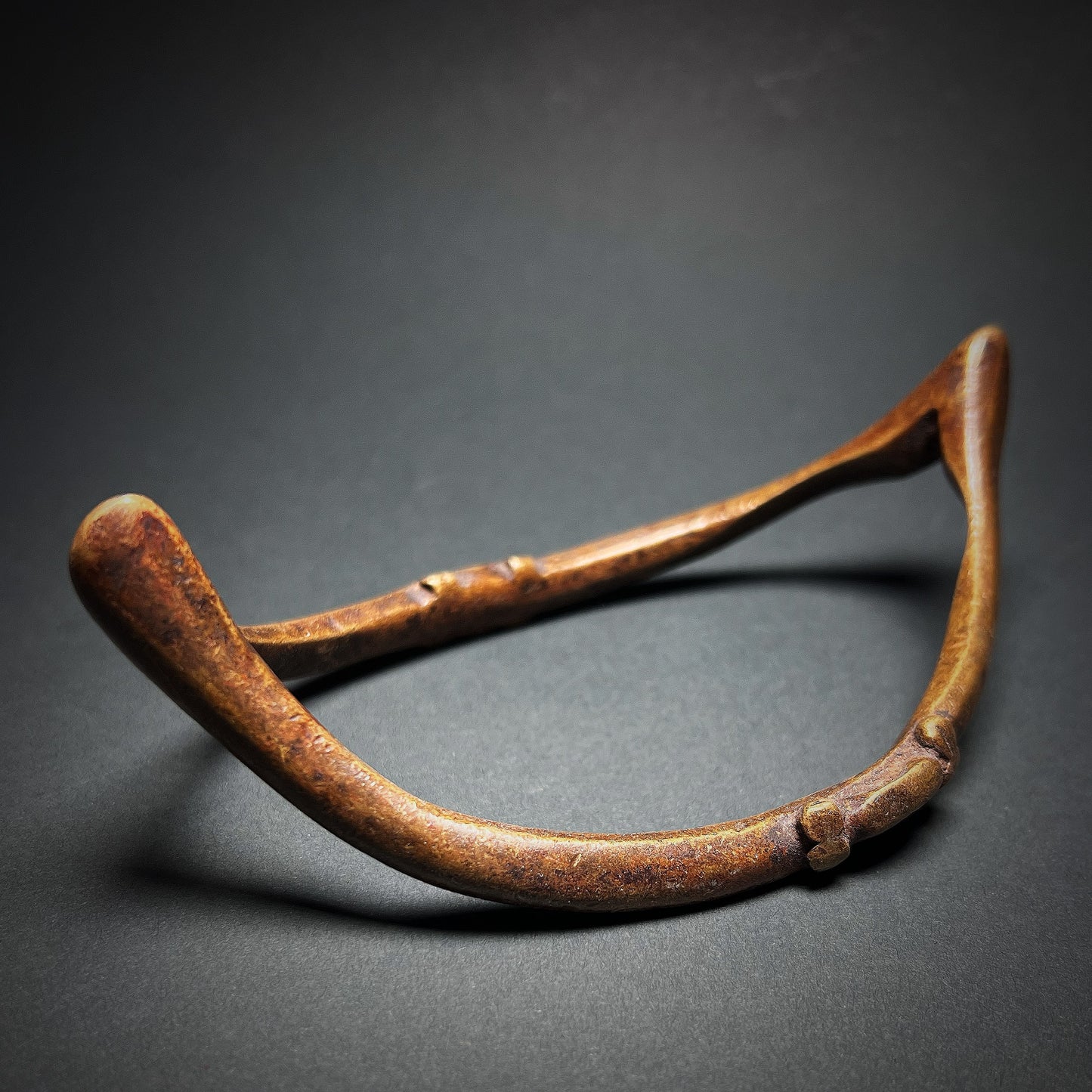 Senufo Bronze Anklet Boat Currency