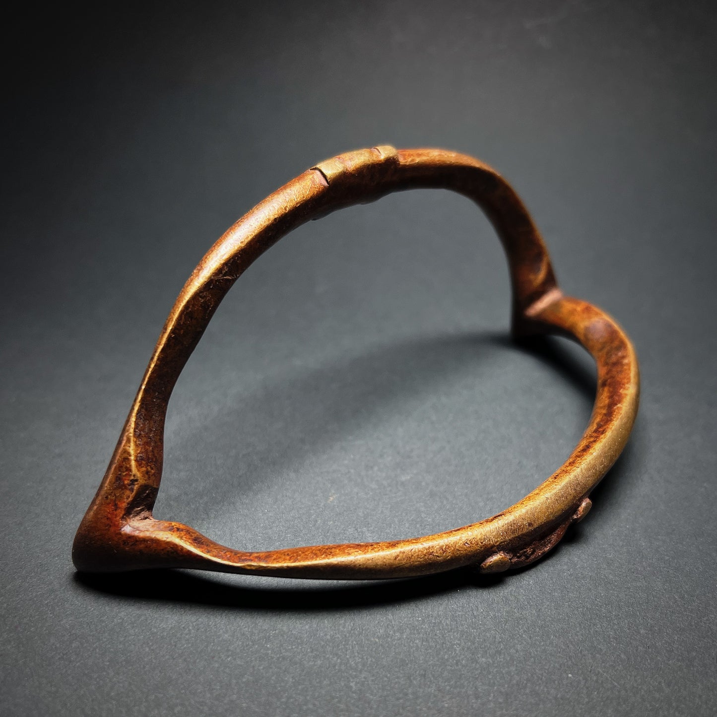 Senufo Bronze Anklet Boat Currency