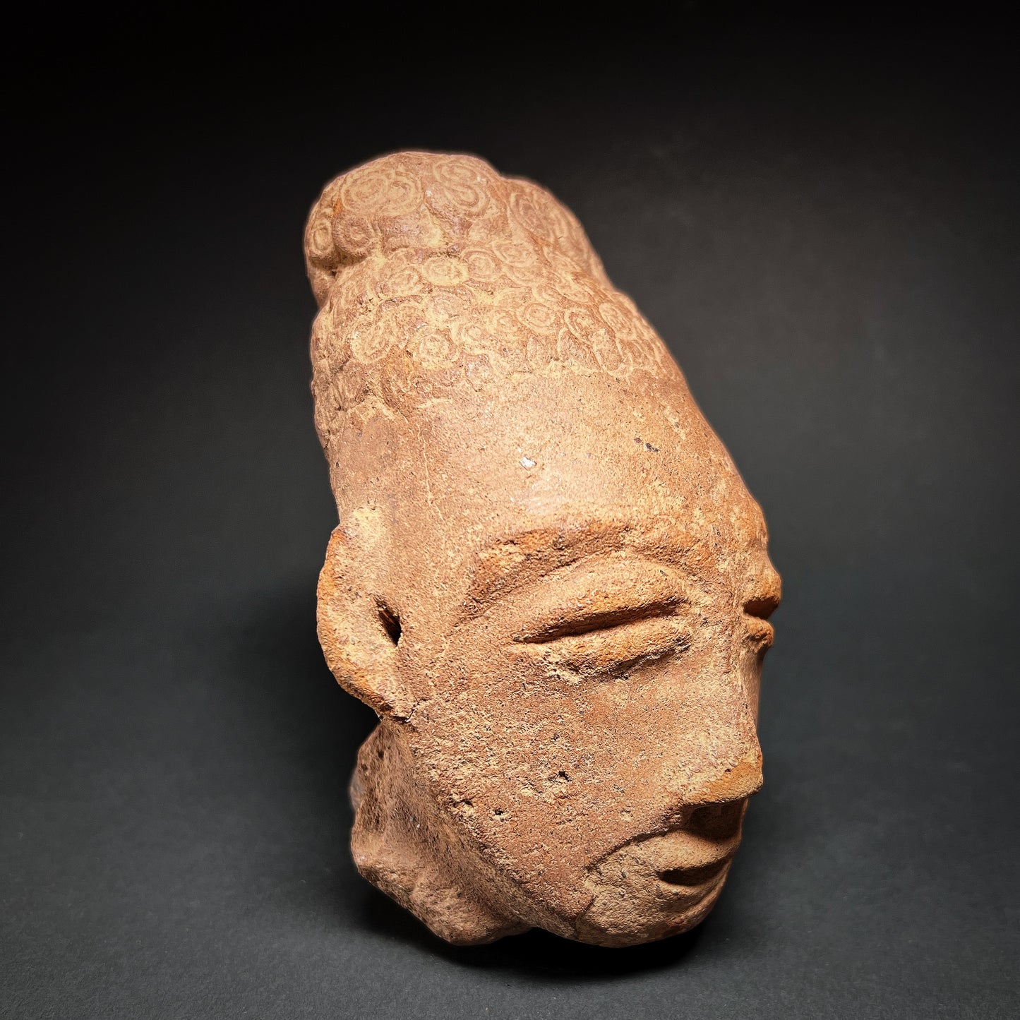 Akan Terracotta Memorial Head Mma or Nsodie