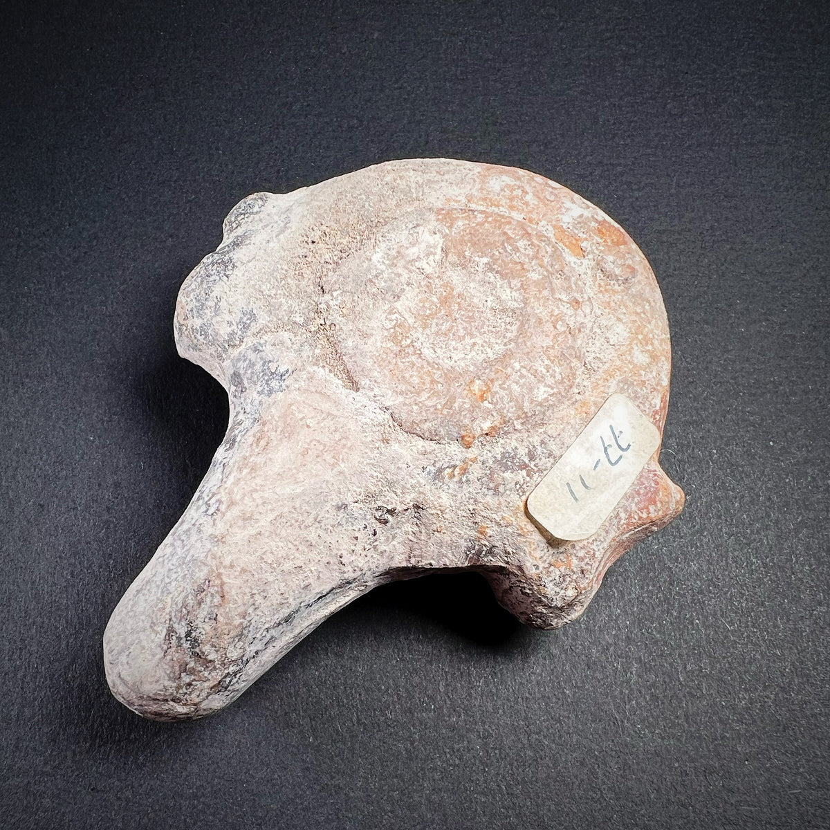 Hellenistic Ptolemaic Period Pottery Oil Lamp