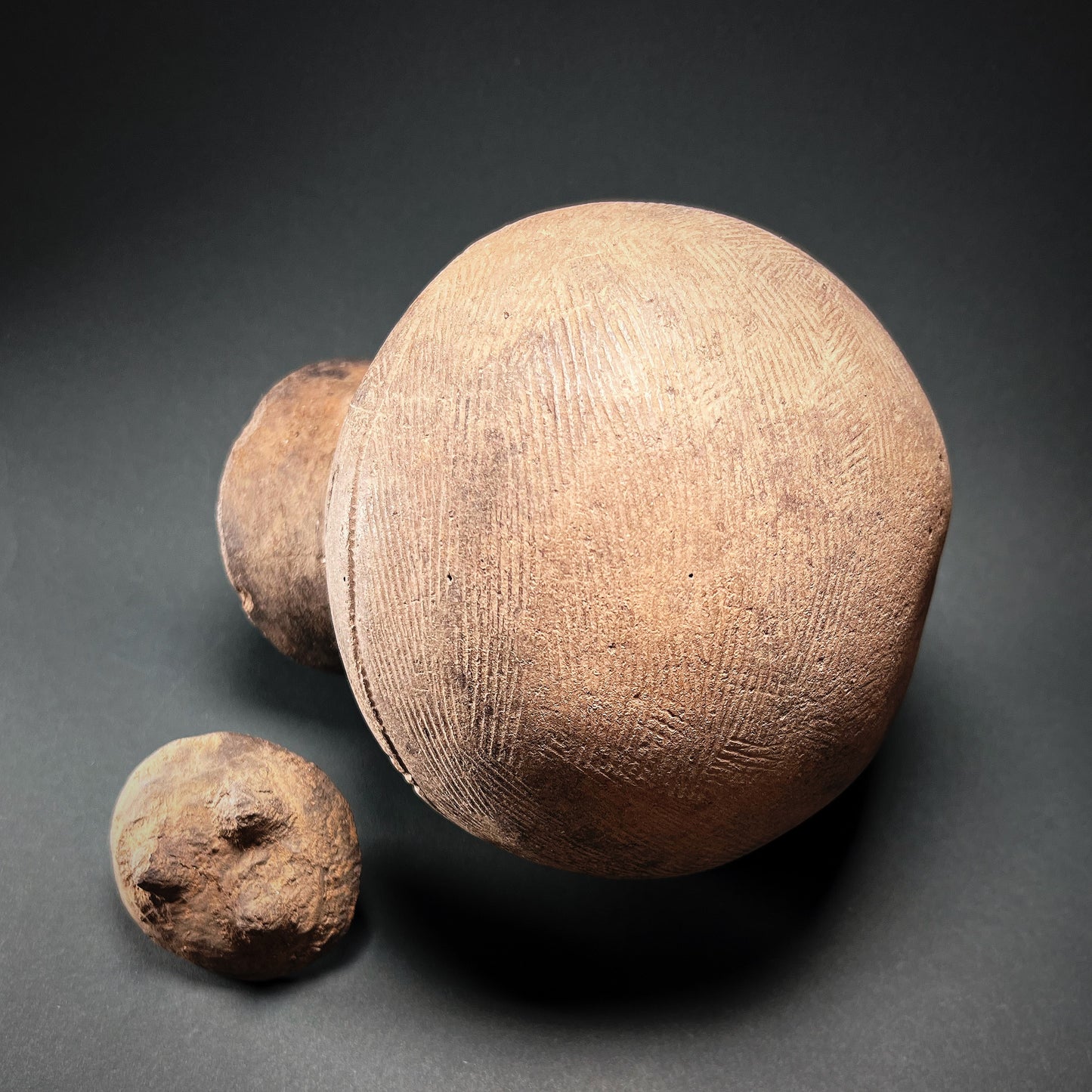 Lobi Terracotta Lidded Altar Vessel
