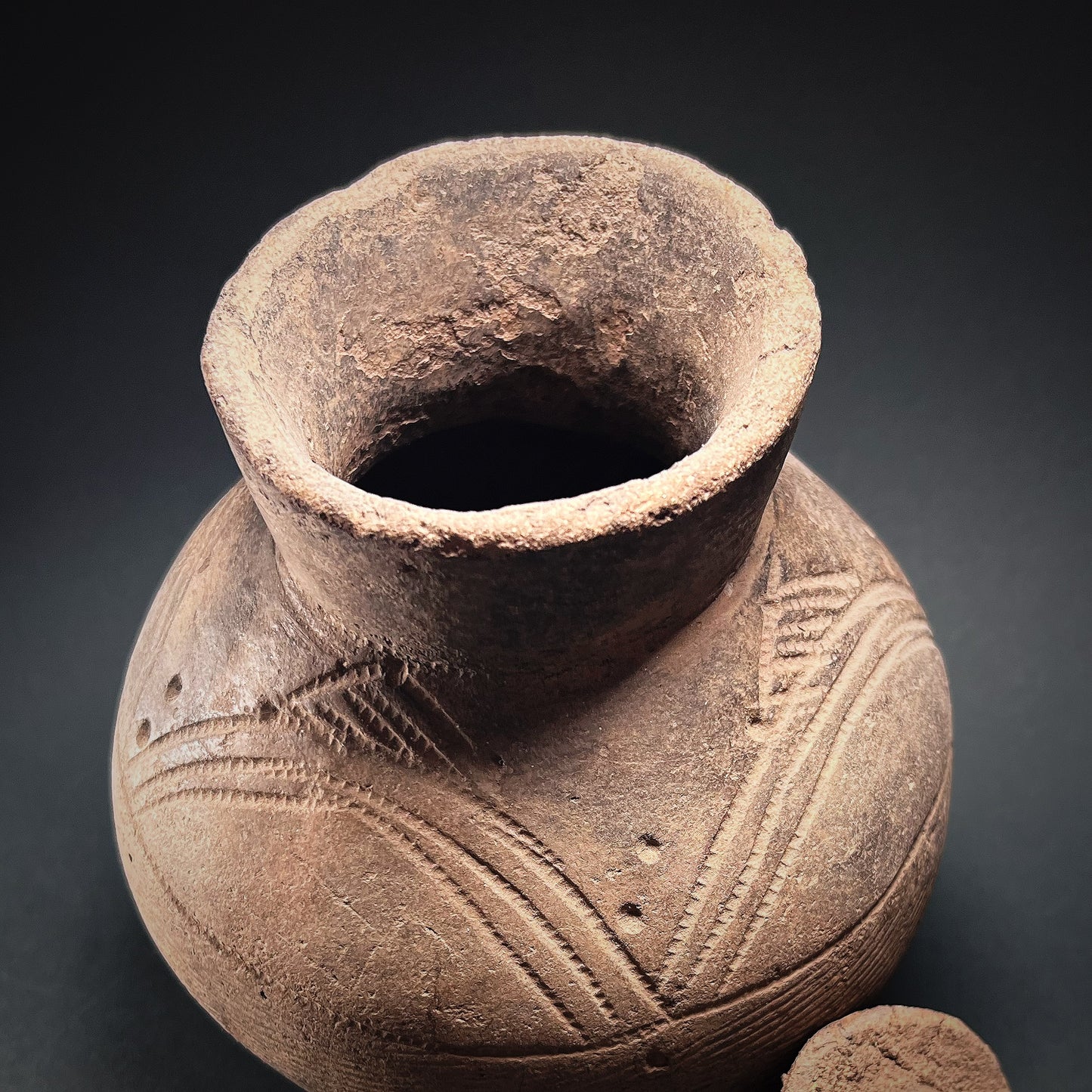Lobi Terracotta Lidded Altar Vessel