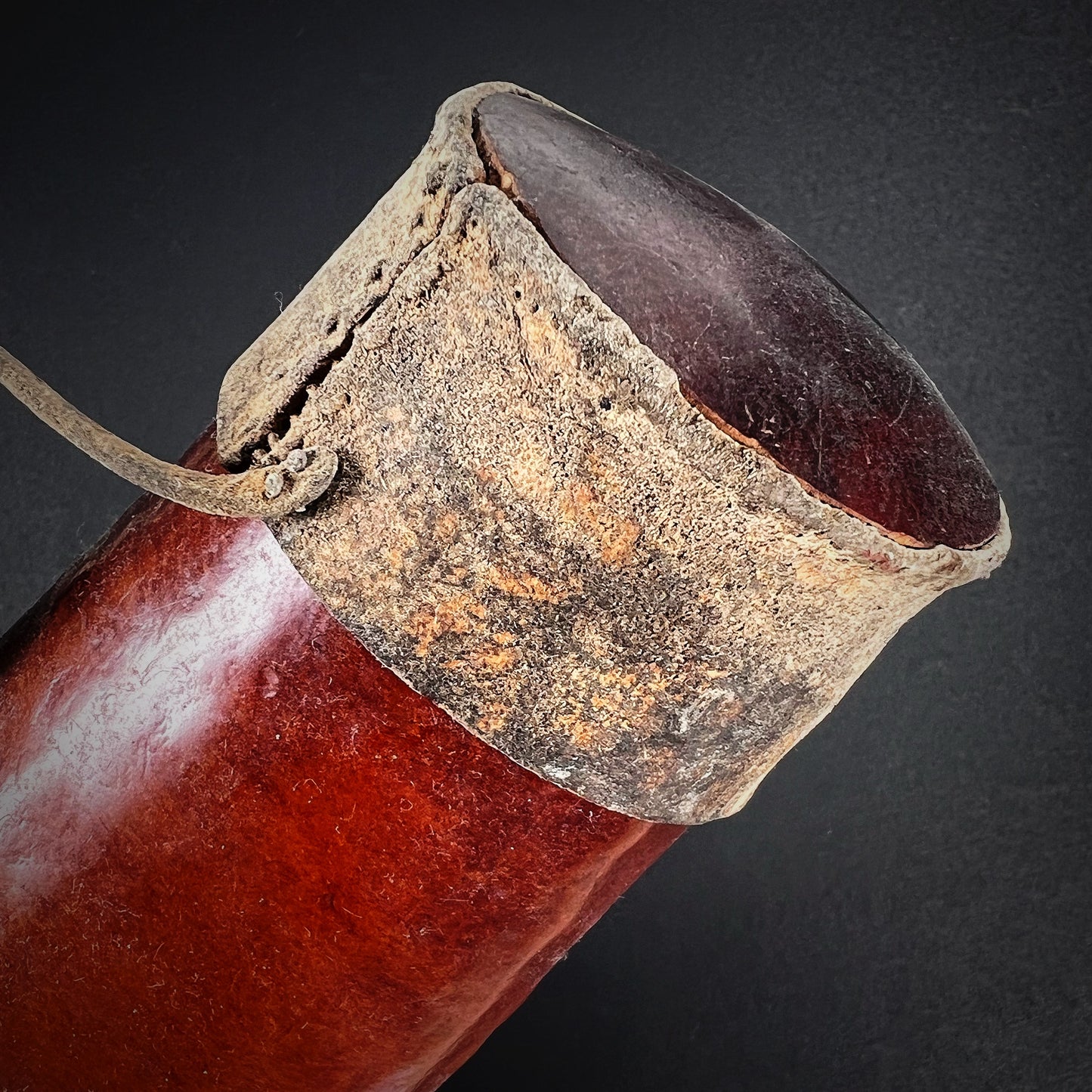 Maasai Decorated Milk Gourd Container Enkukuri or Kibuyu