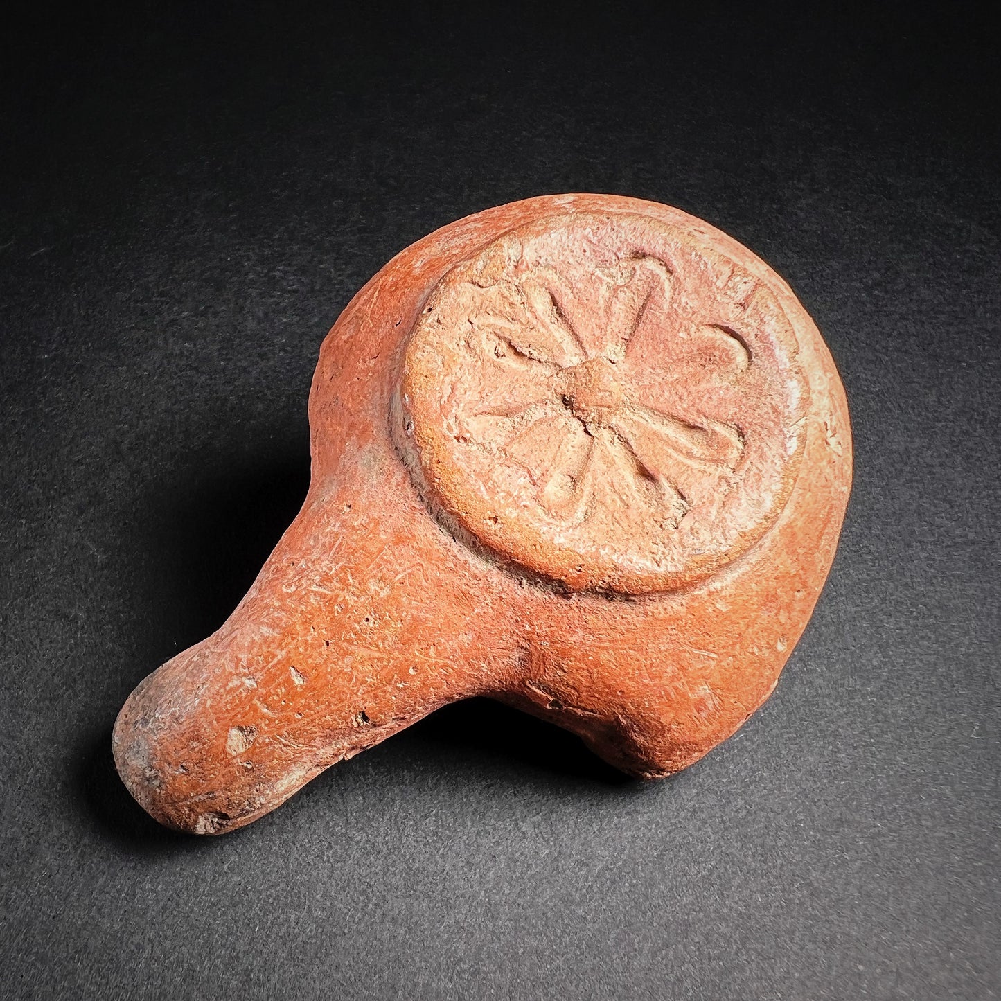 Hellenistic Ptolemaic Period Pottery Oil Lamp