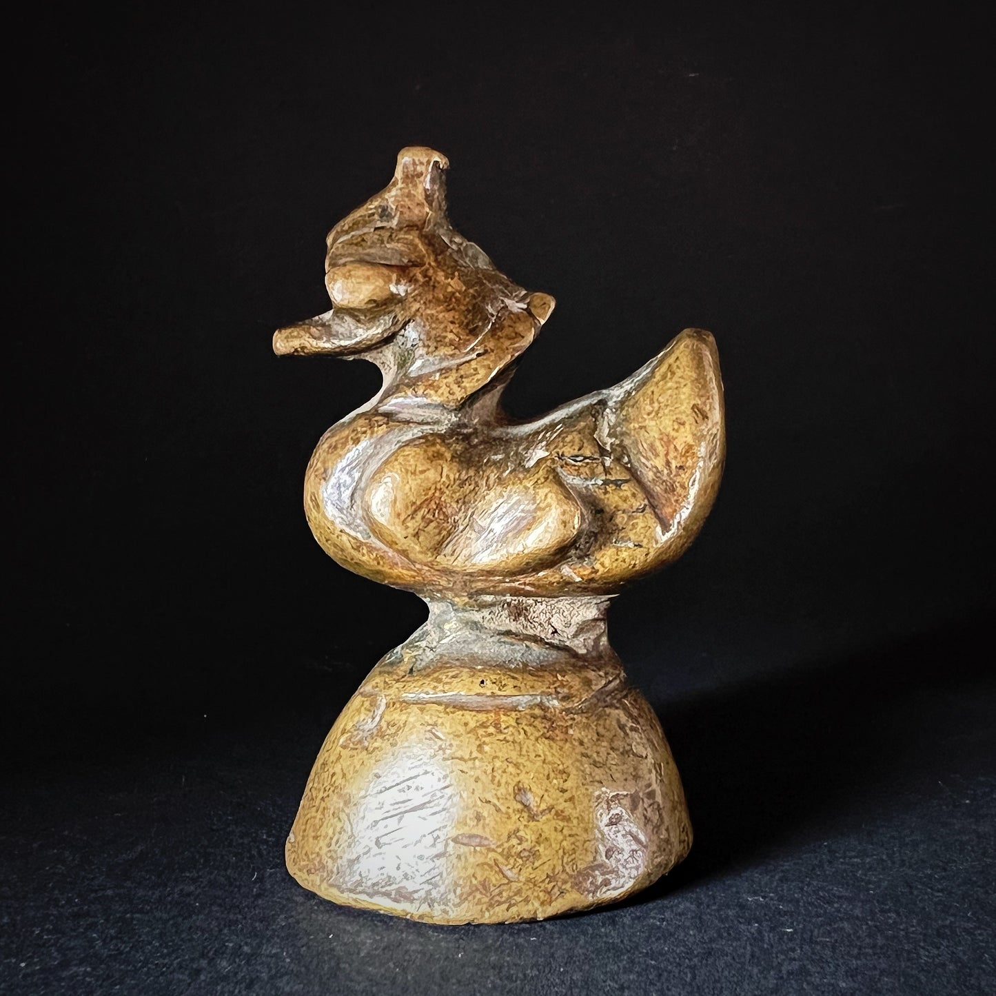 Burmese Bronze Hintha Bird Opium Weight