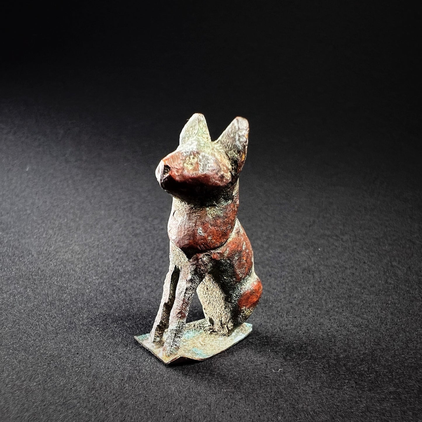 Egyptian Bronze Figure of Cat