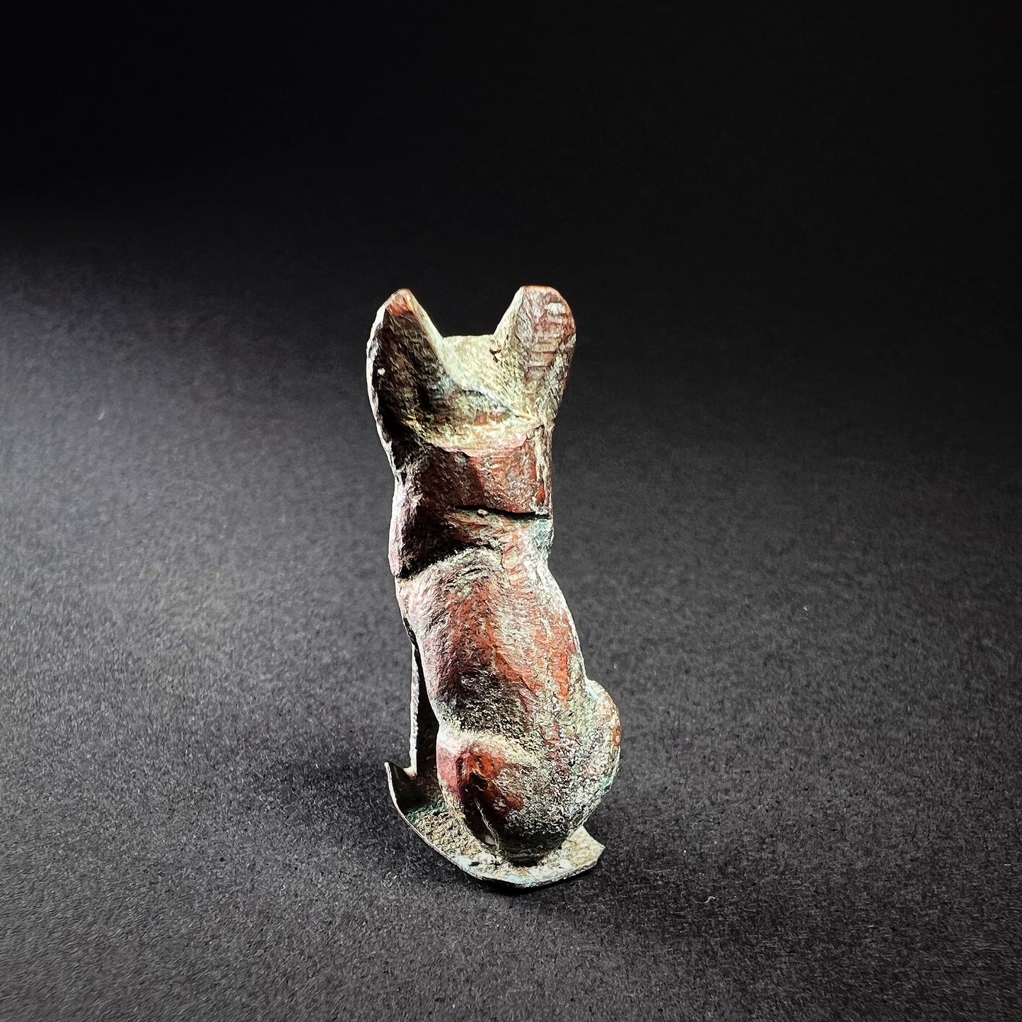 Egyptian Bronze Figure of Cat