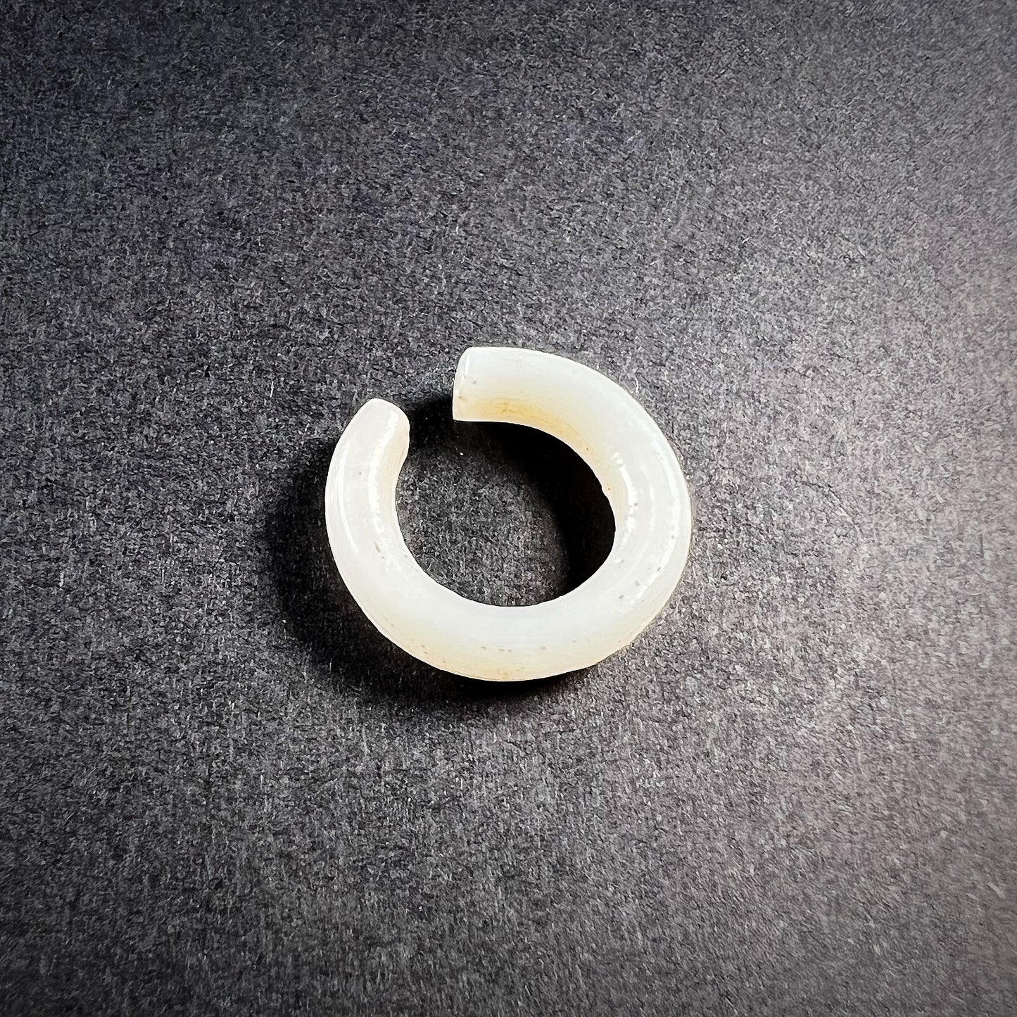 Egyptian White Glass Earring