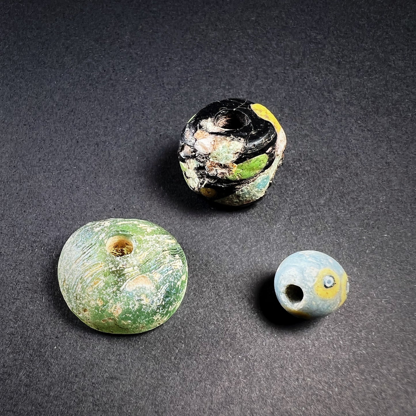 Collection of Phoenician Glass Beads