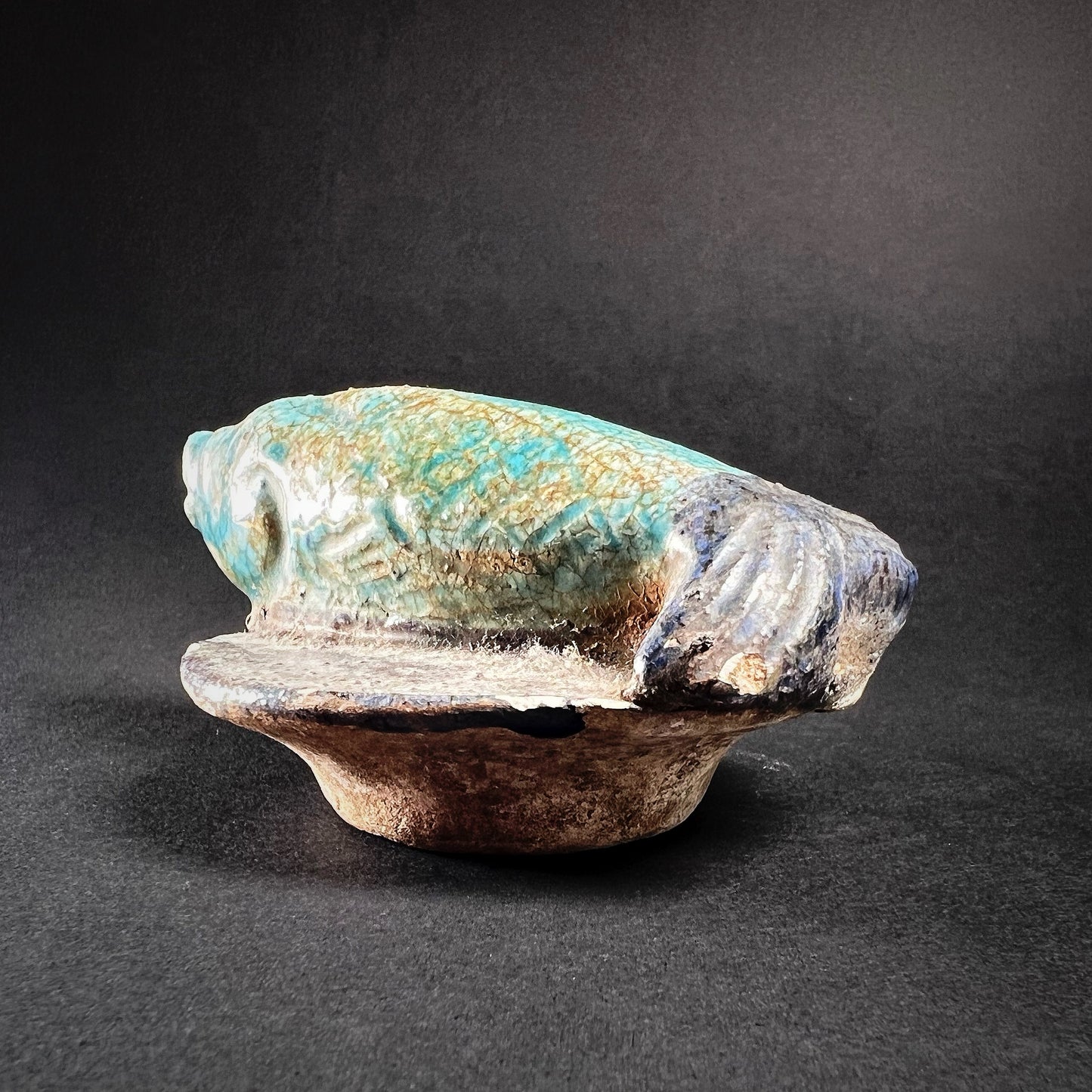 Ming Dynasty Pottery Miniature Food Offering Plate