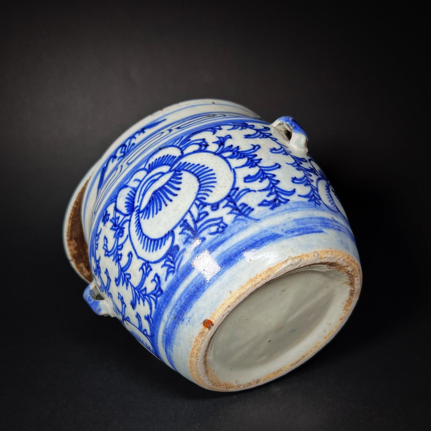 Qing Dynasty Guangxu Straits Porcelain Kamcheng Lidded Jar