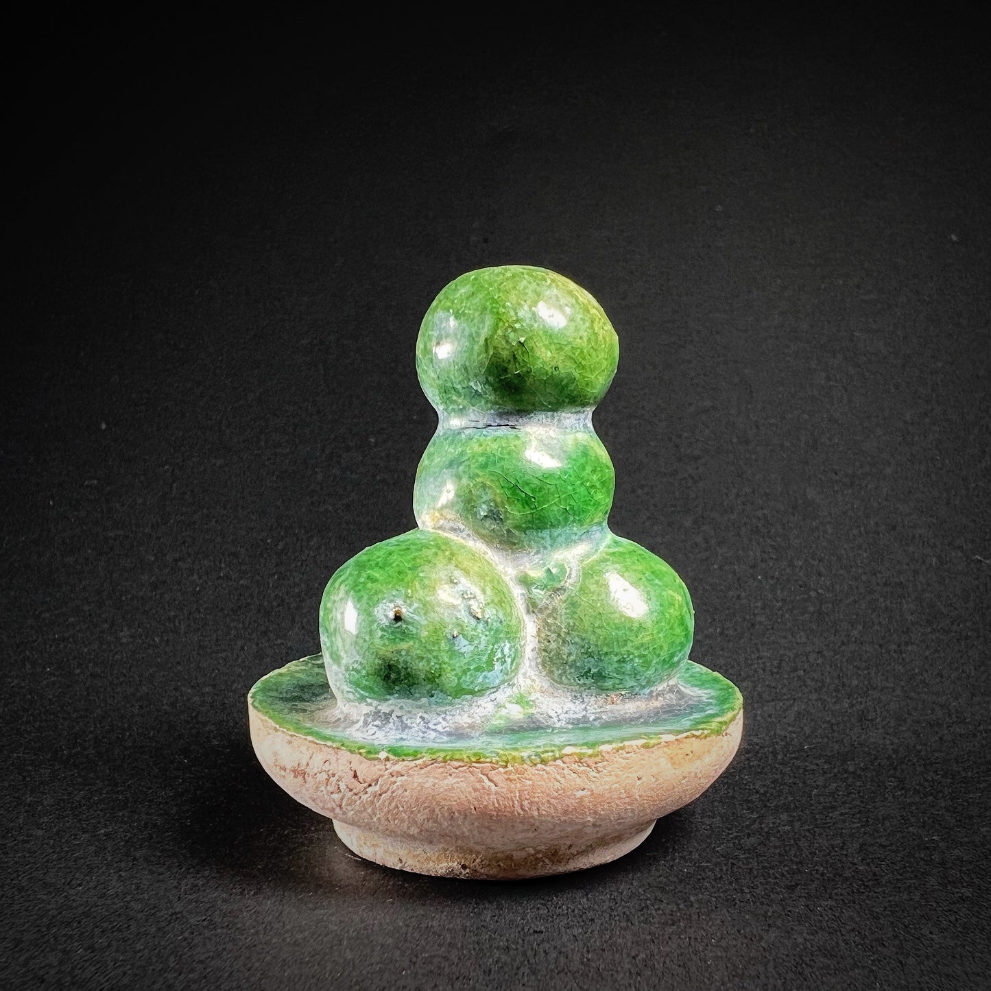 Ming Dynasty Pottery Miniature Food Offering Plate