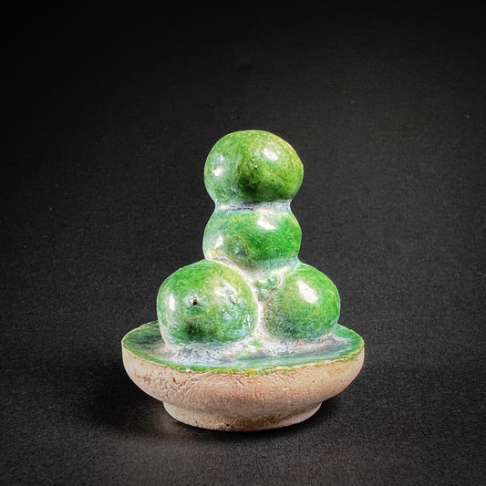 Ming Dynasty Pottery Miniature Food Offering Plate