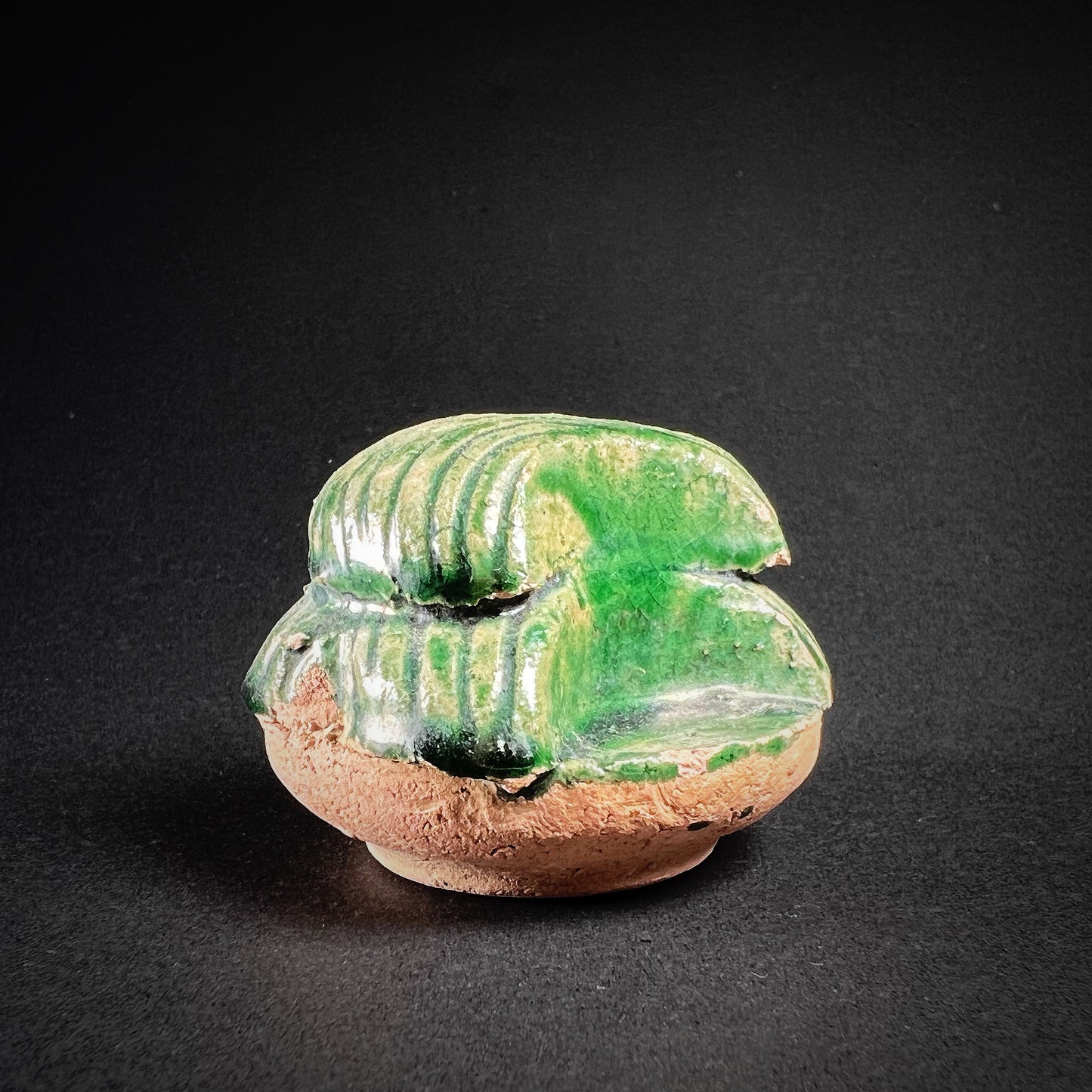 Ming Dynasty Pottery Miniature Food Offering Plate