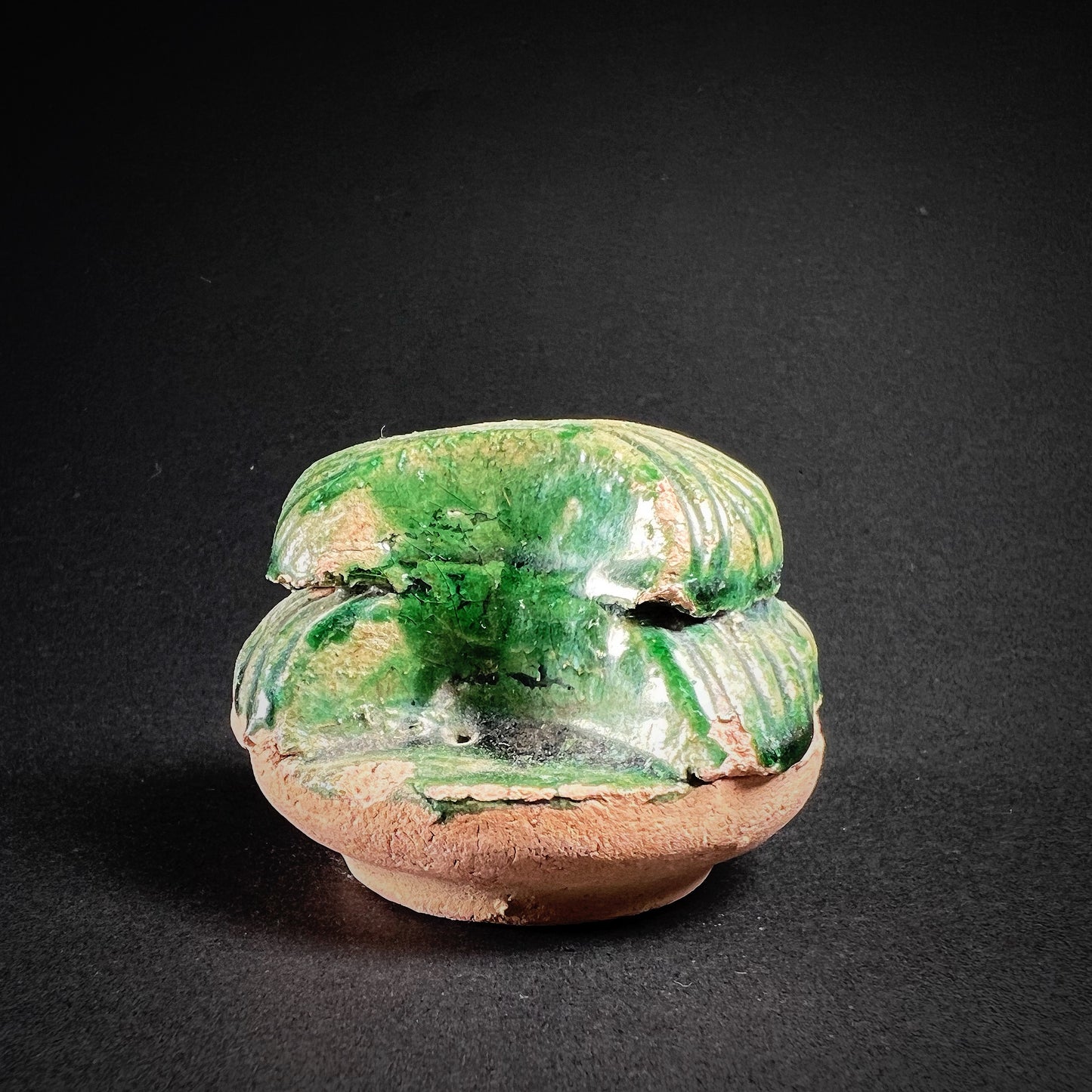 Ming Dynasty Pottery Miniature Food Offering Plate