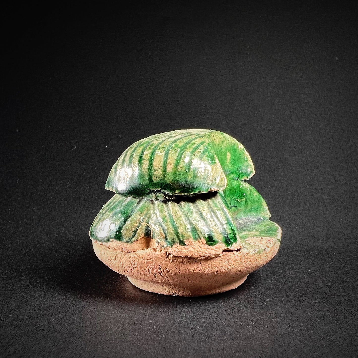 Ming Dynasty Pottery Miniature Food Offering Plate
