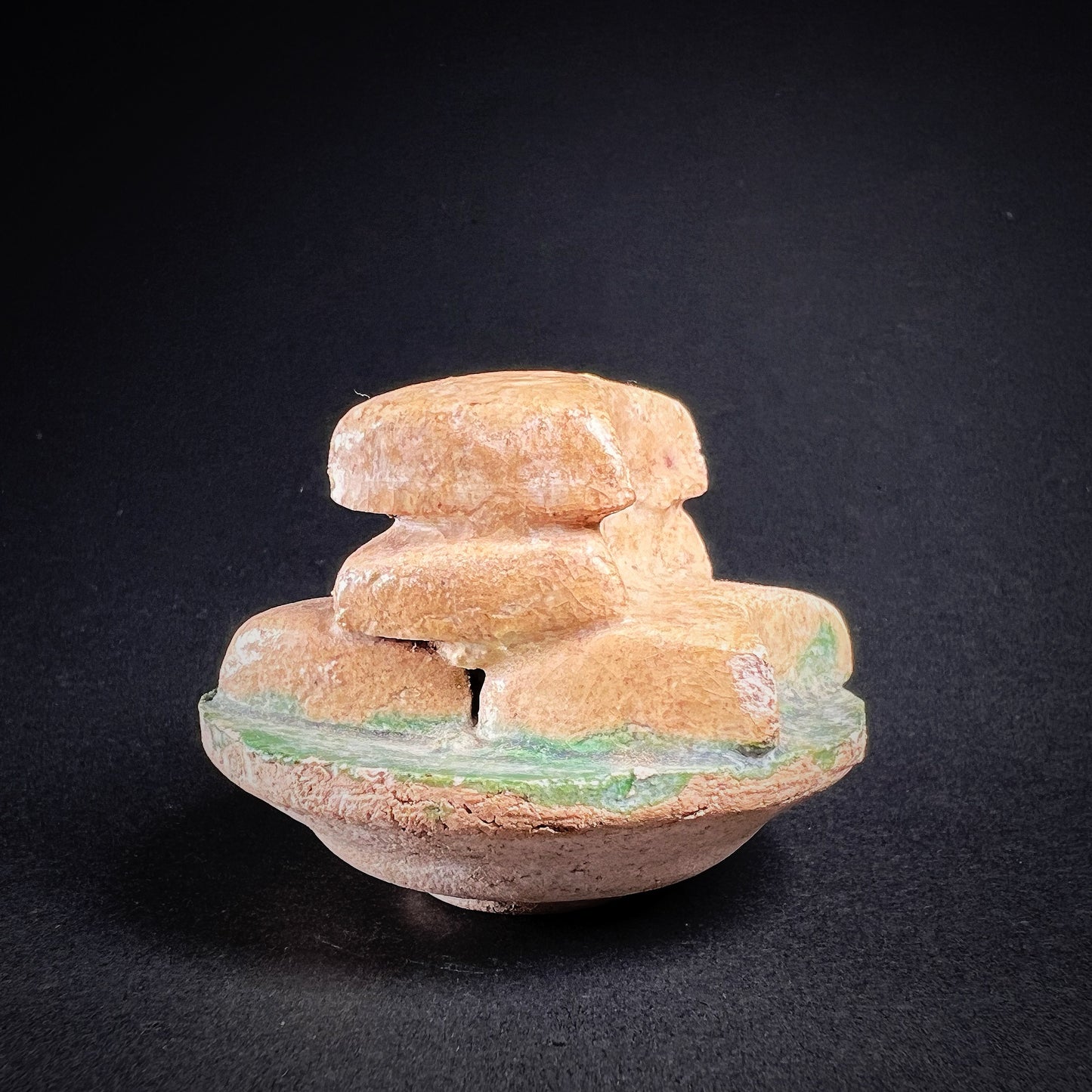 Ming Dynasty Pottery Miniature Food Offering Plate