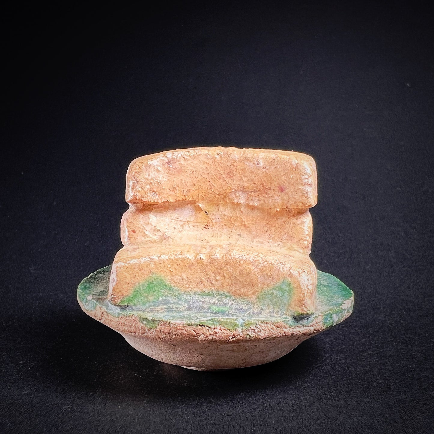 Ming Dynasty Pottery Miniature Food Offering Plate