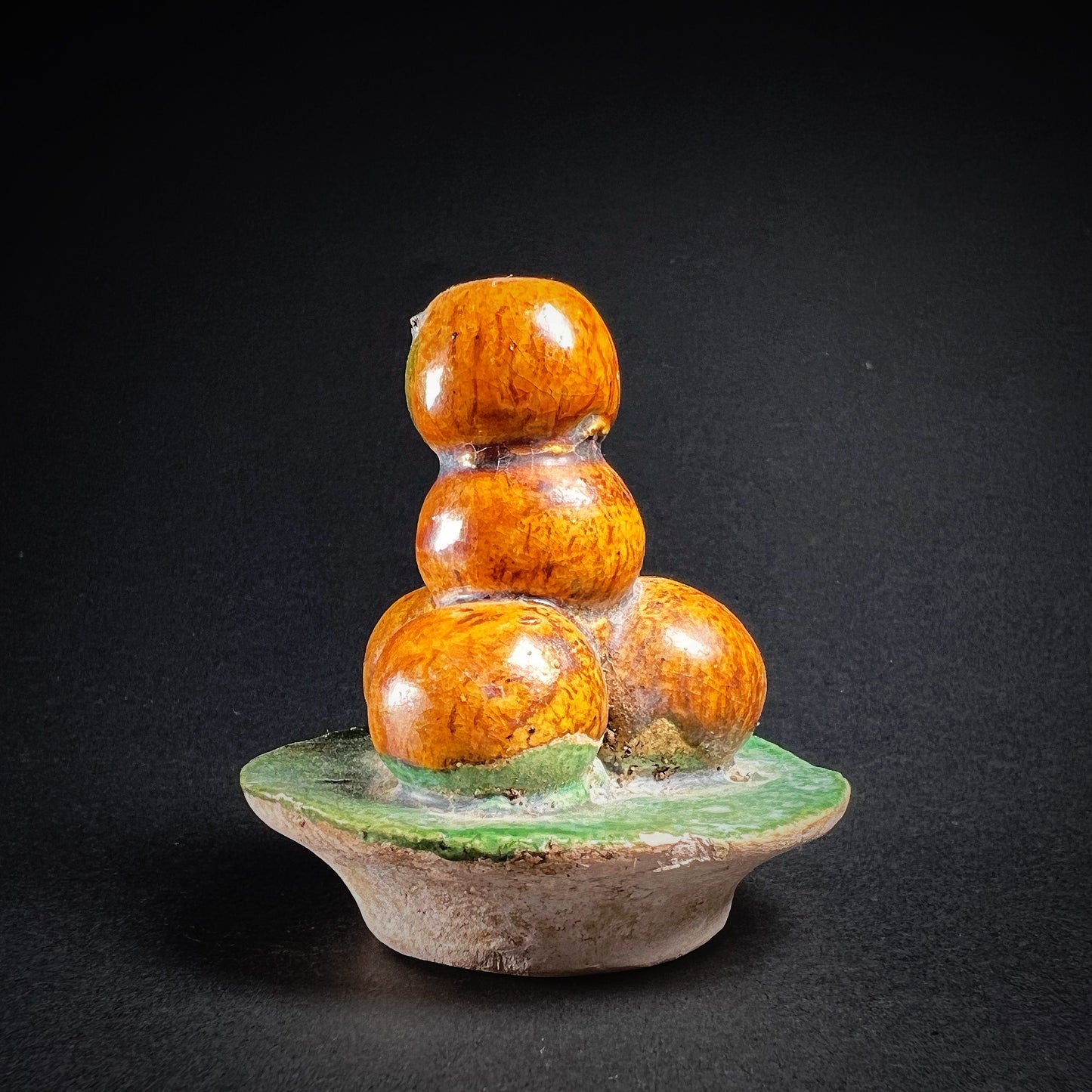 Ming Dynasty Pottery Miniature Food Offering Plate