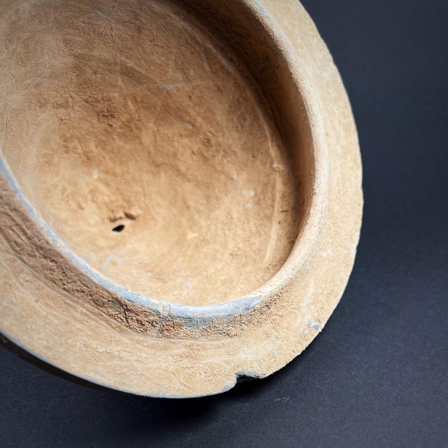 Han Dynasty Pottery Mountain-Shaped Incense Burner (Boshan Lu)