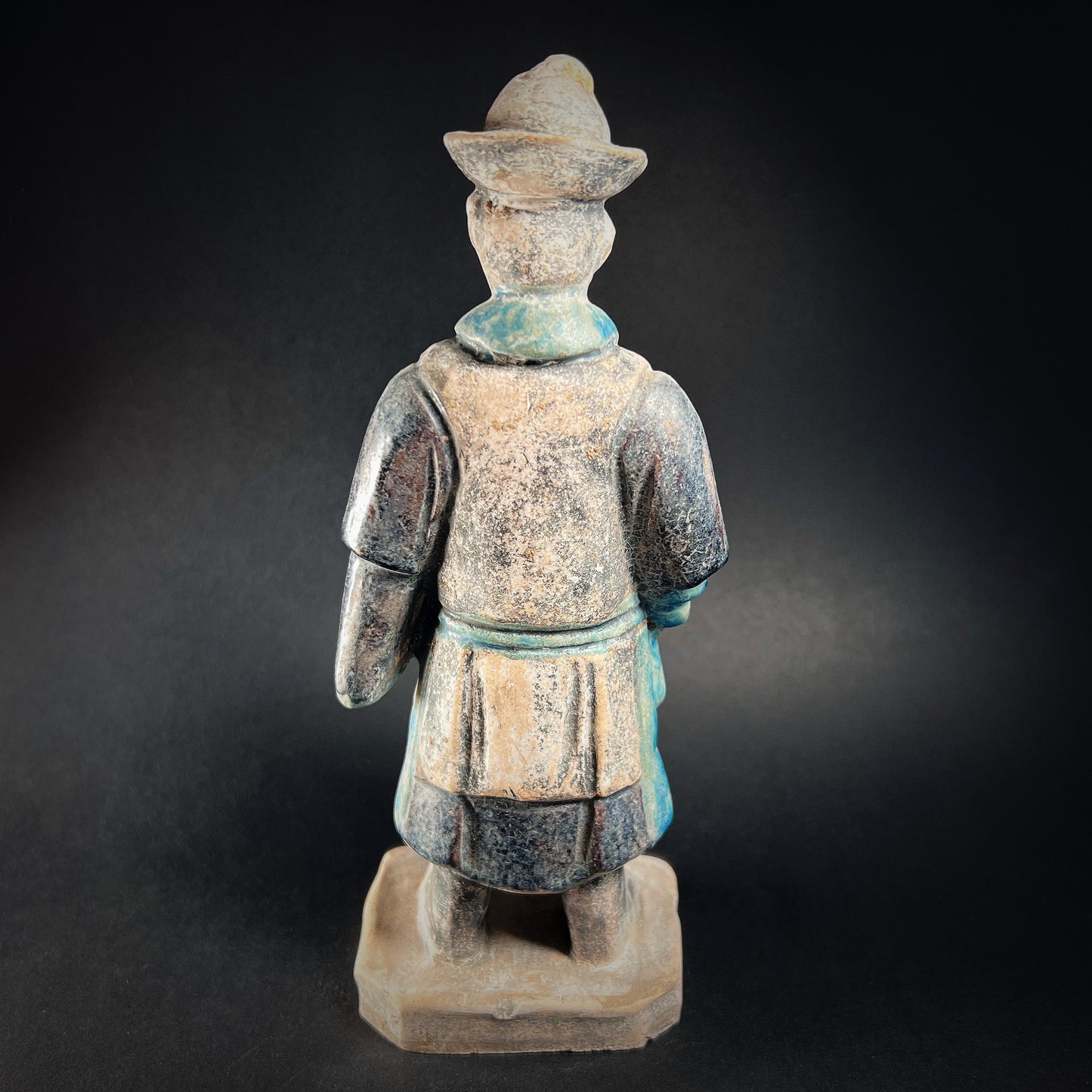 Ming Dynasty Glazed Pottery Processional Figure