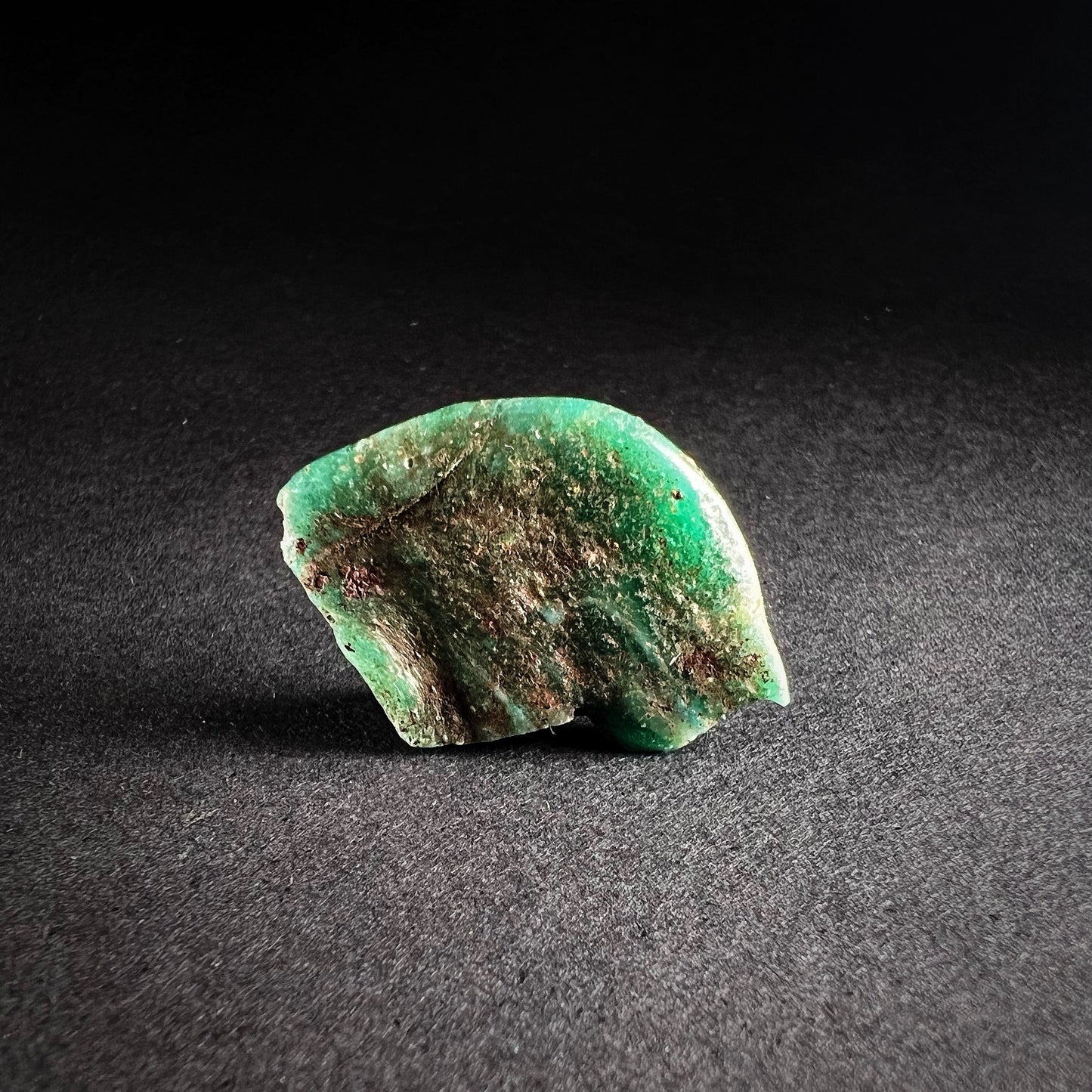 Egyptian Glass Amulet Plaque of an Erect Uraeus Cobra