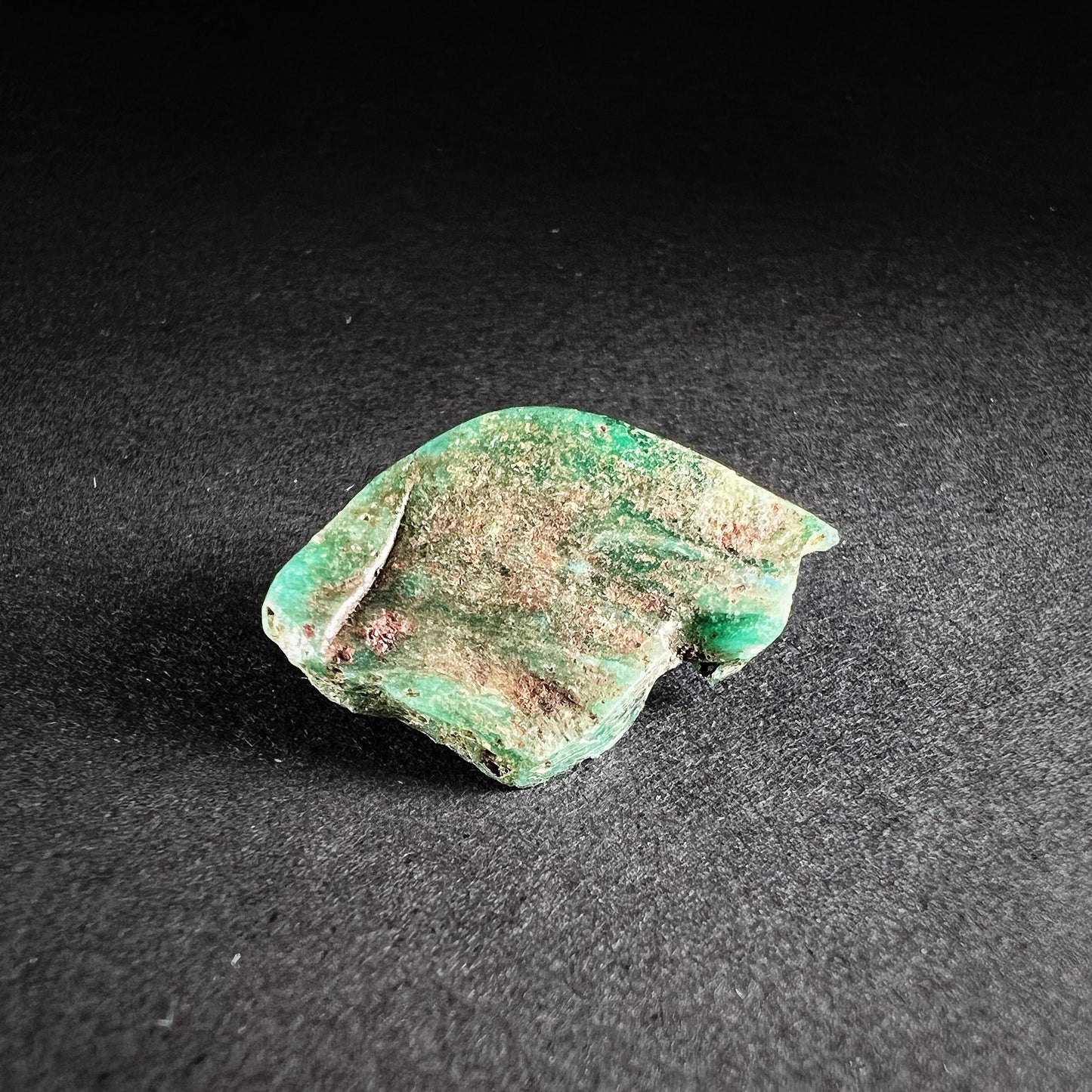 Egyptian Glass Amulet Plaque of an Erect Uraeus Cobra