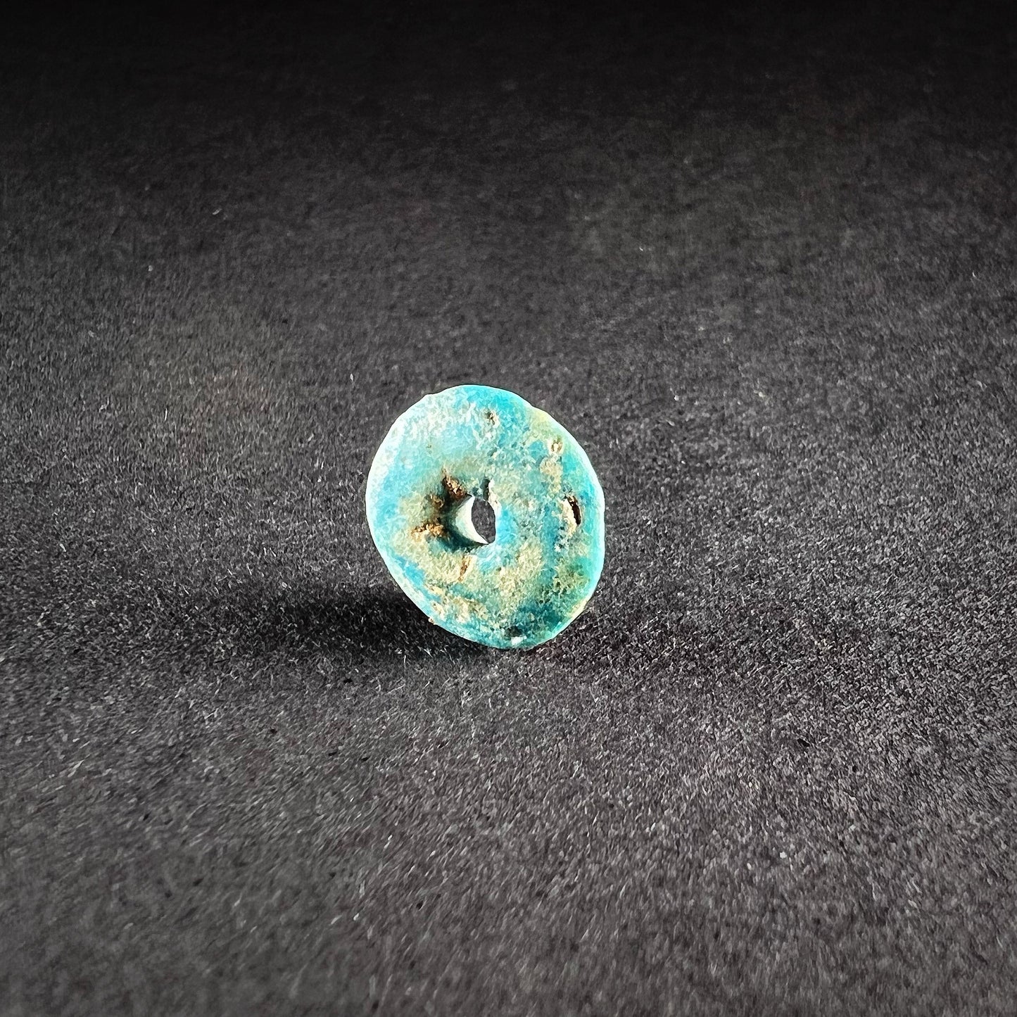 Egyptian Lozenge-Shaped Faience Bead