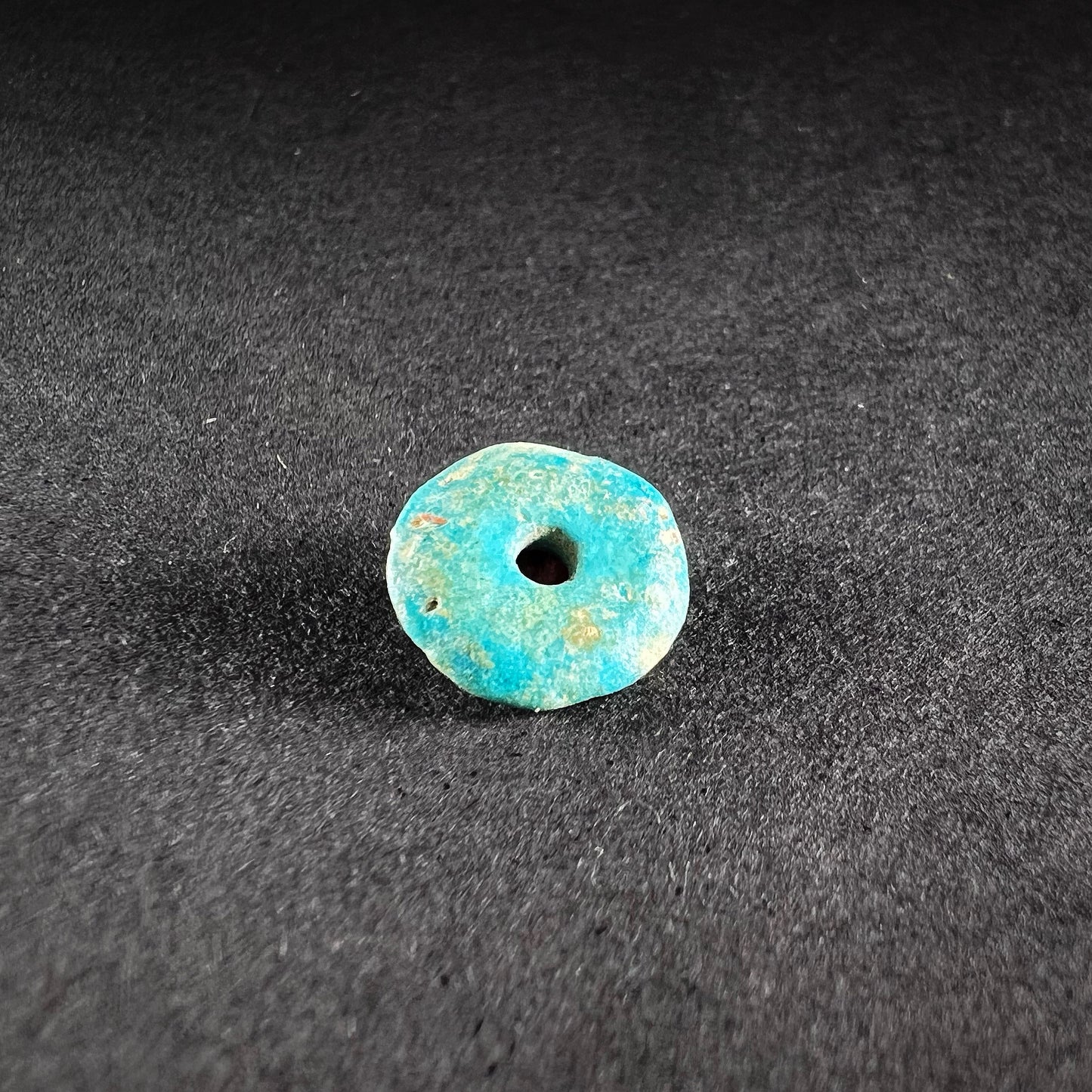 Egyptian Lozenge-Shaped Faience Bead