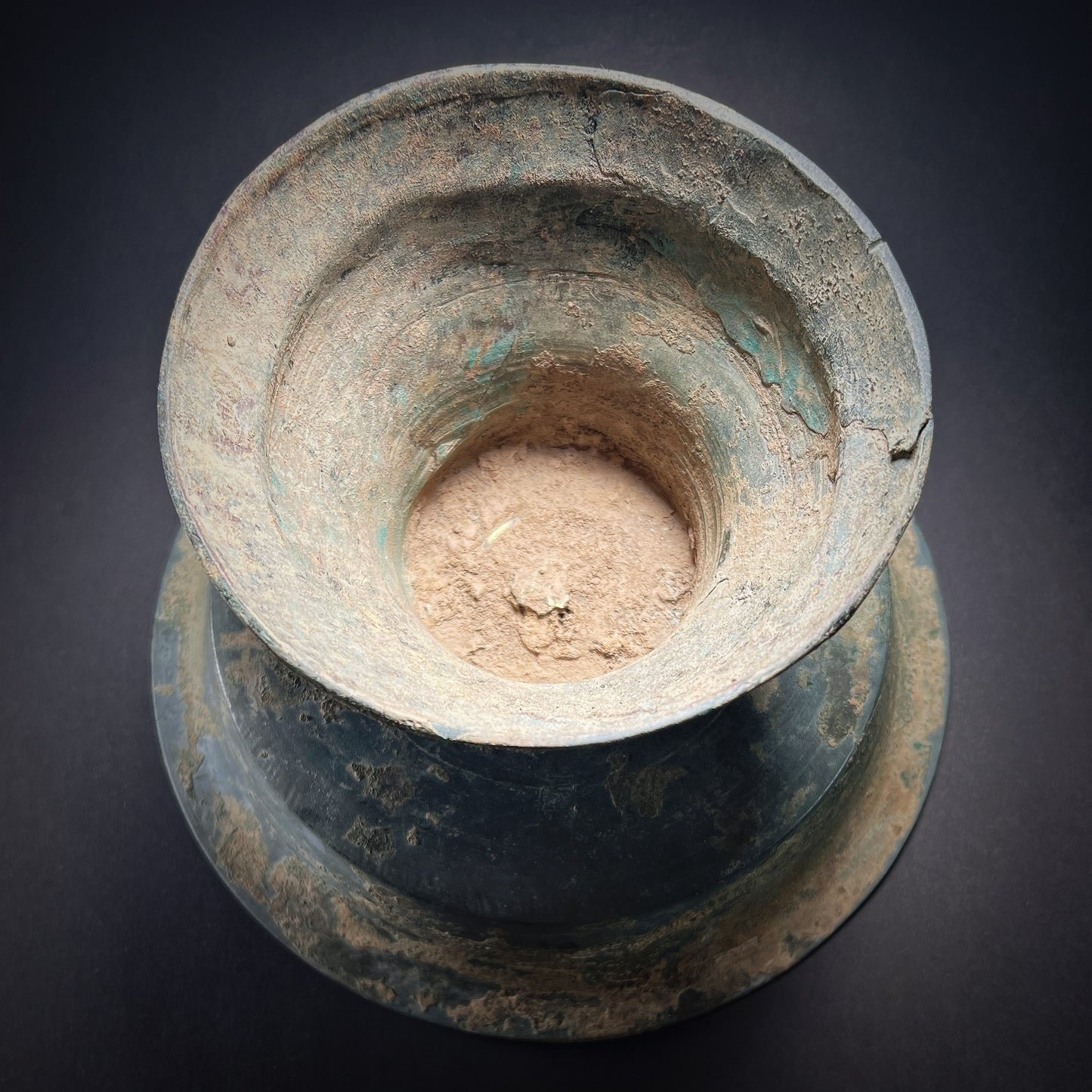 Javanese Bronze Footed Offering Vessel (Talam)