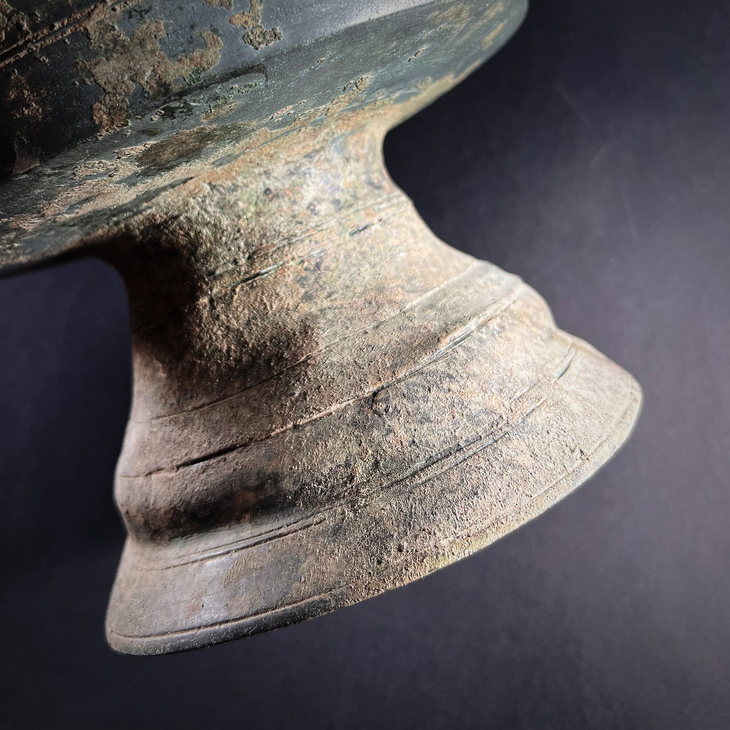 Javanese Bronze Footed Offering Vessel (Talam)