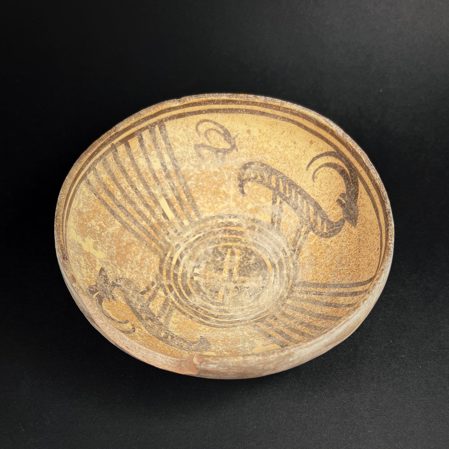 Harappan Terracotta Bowl with Ibex Motif