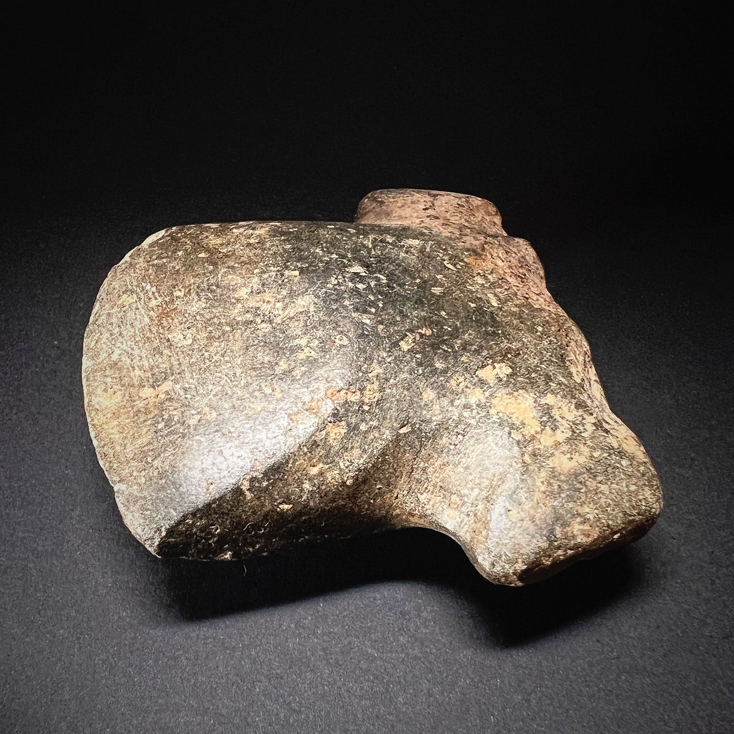 Inca Greenstone Ceremonial Axe Head