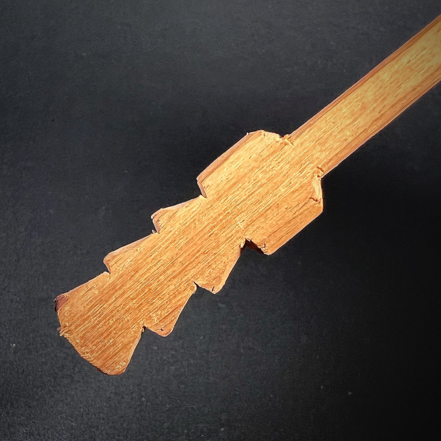 Chancay Wooden Weaving Sword
