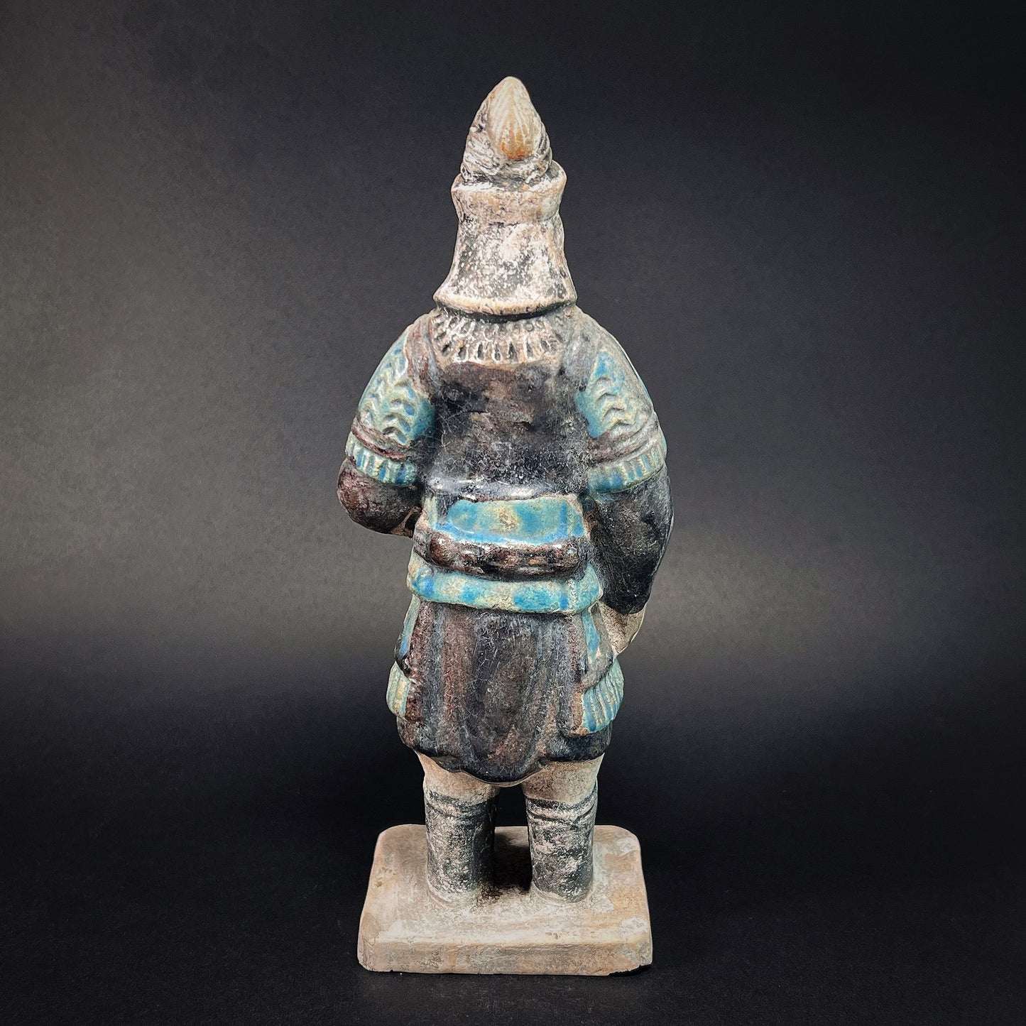 Ming Dynasty Glazed Pottery Armed Soldier