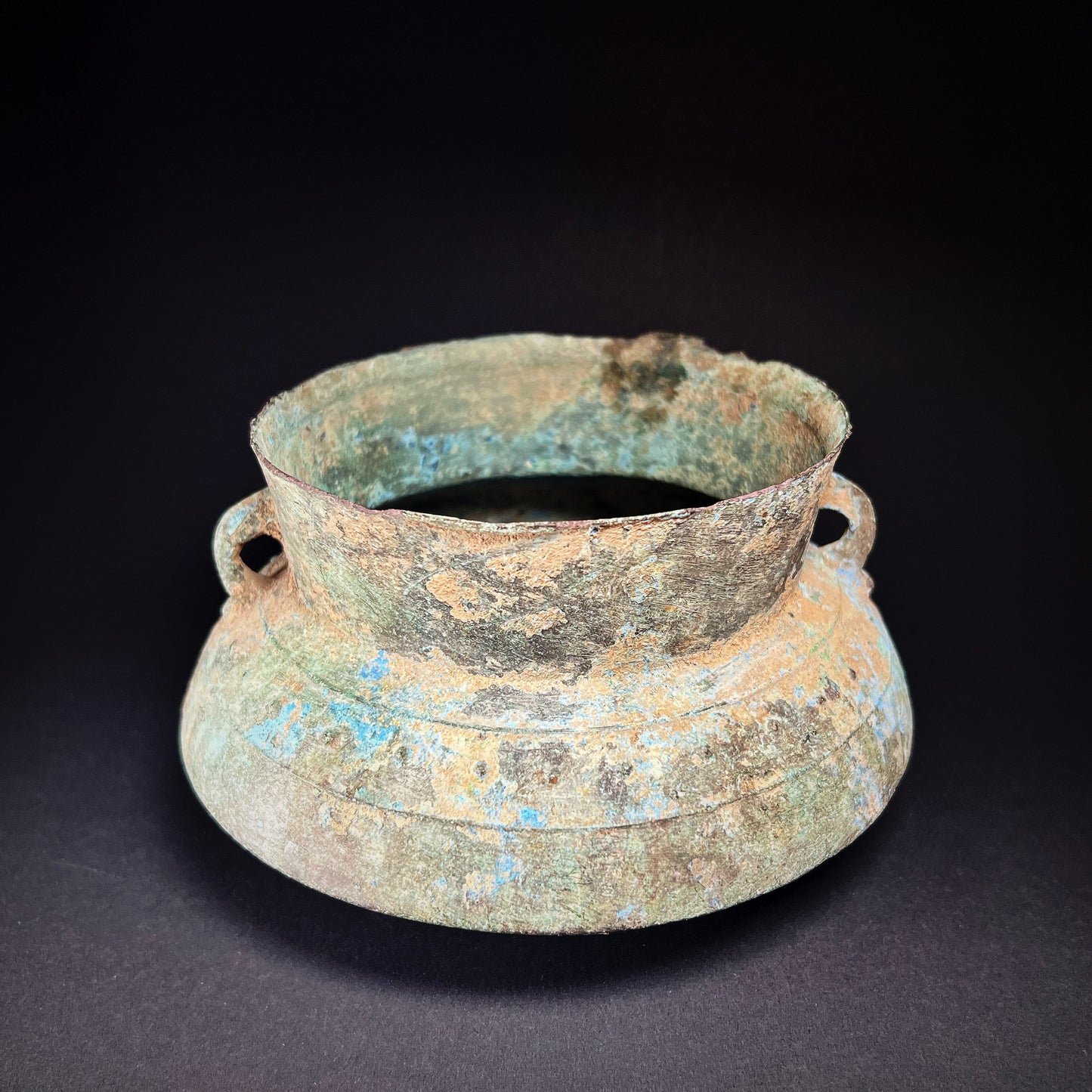 Laotian Cast Bronze Cooking Pot