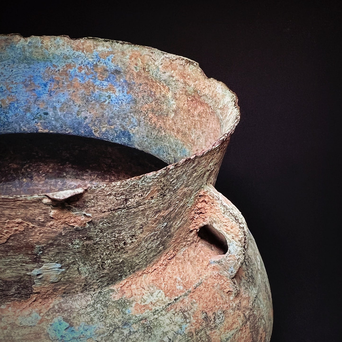 Laotian Cast Bronze Cooking Pot