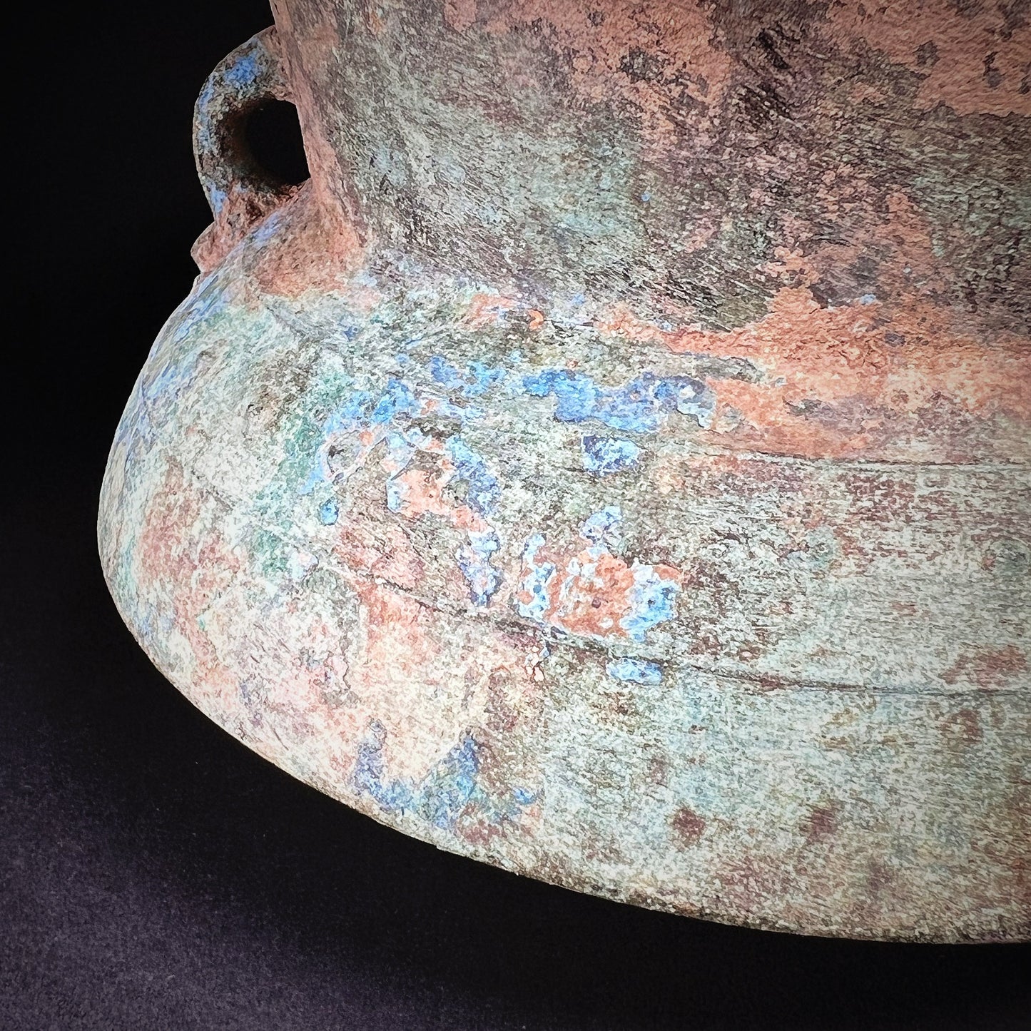 Laotian Cast Bronze Cooking Pot