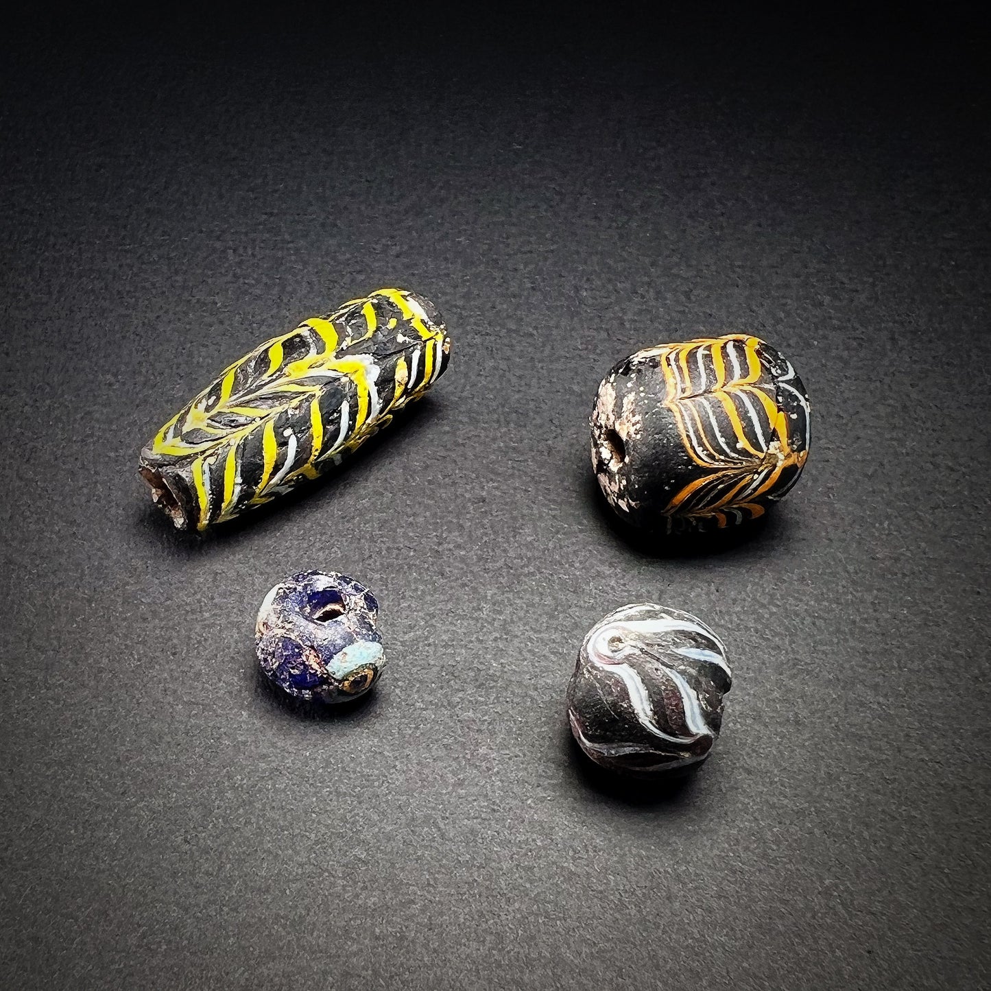Collection of Phoenician Glass Beads