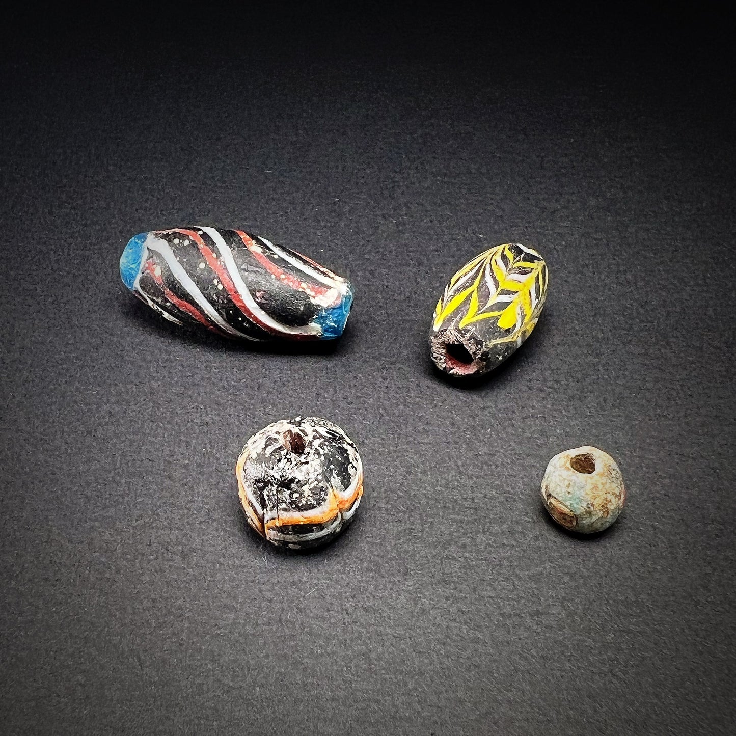 Collection of Phoenician Glass Beads