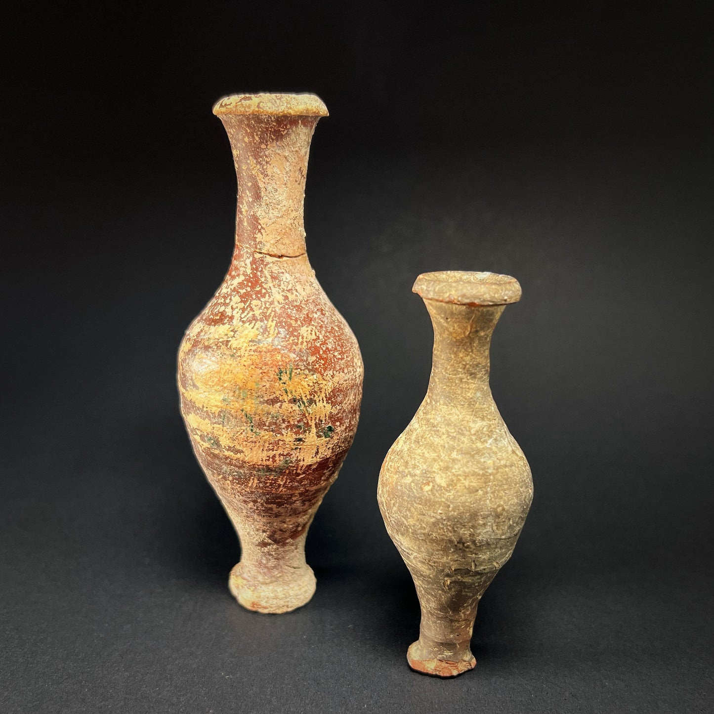 Pair of Late Hellenistic Terracotta Unguentaria