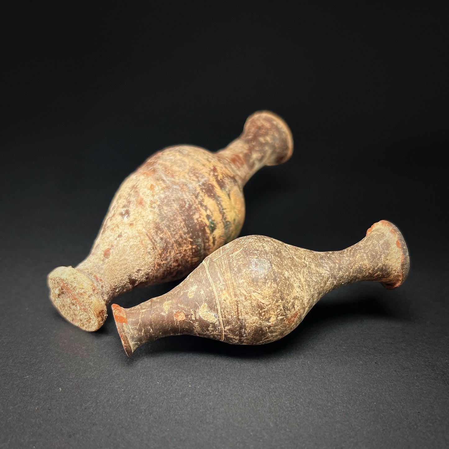 Pair of Late Hellenistic Terracotta Unguentaria