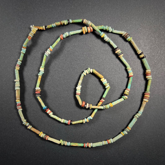 Egyptian Faience Bead Necklace