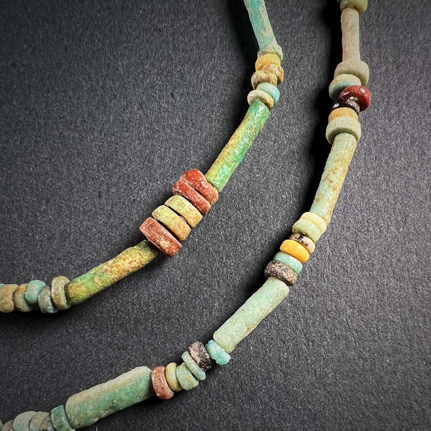 Egyptian Faience Bead Necklace