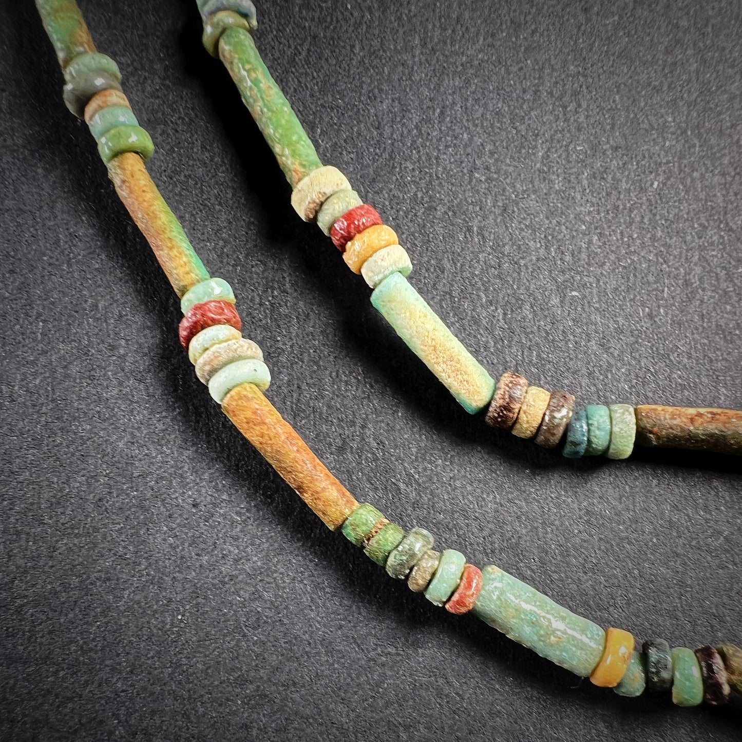 Egyptian Faience Bead Necklace